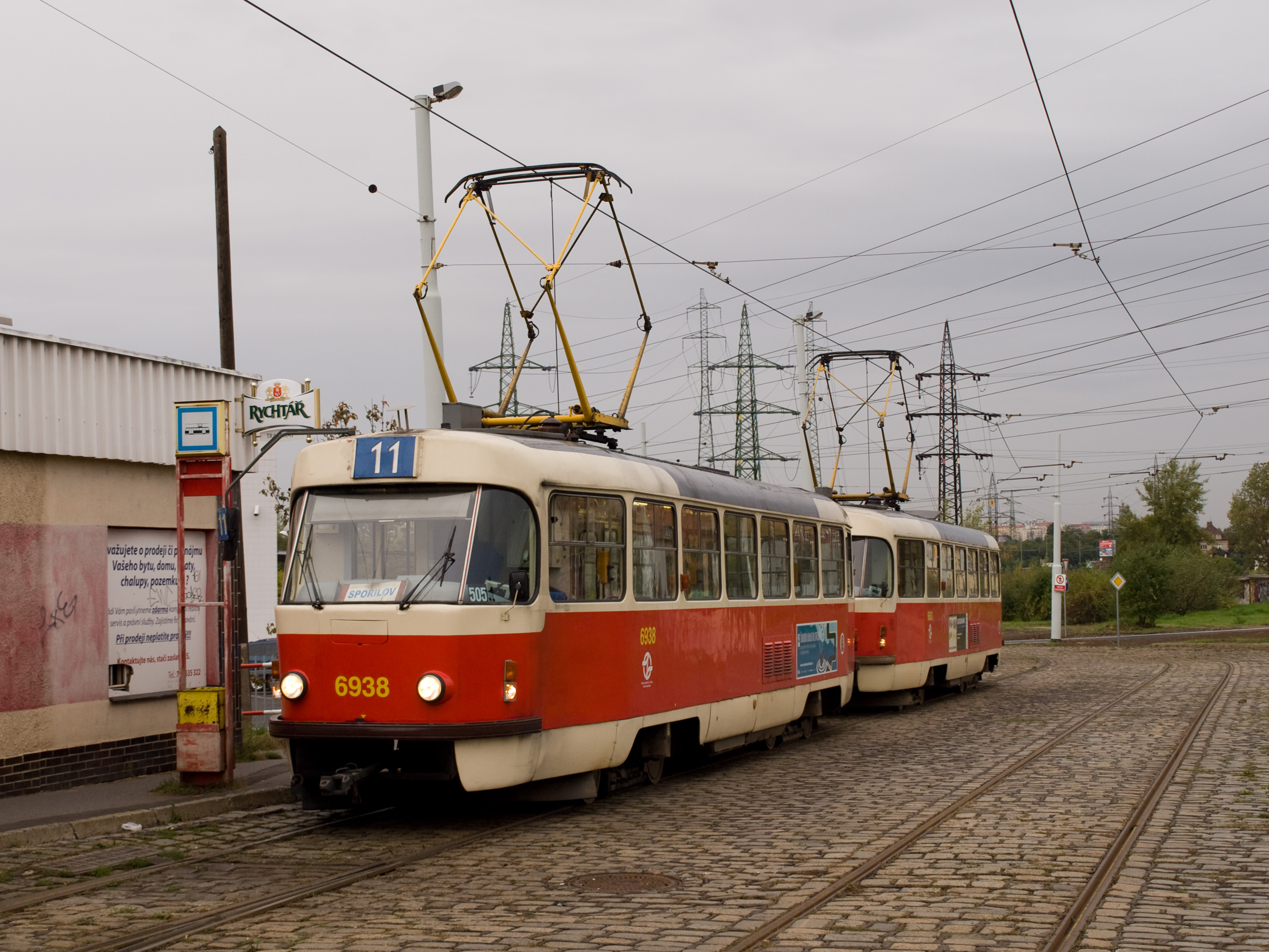 Smyčka Spořilov, Tatra T3