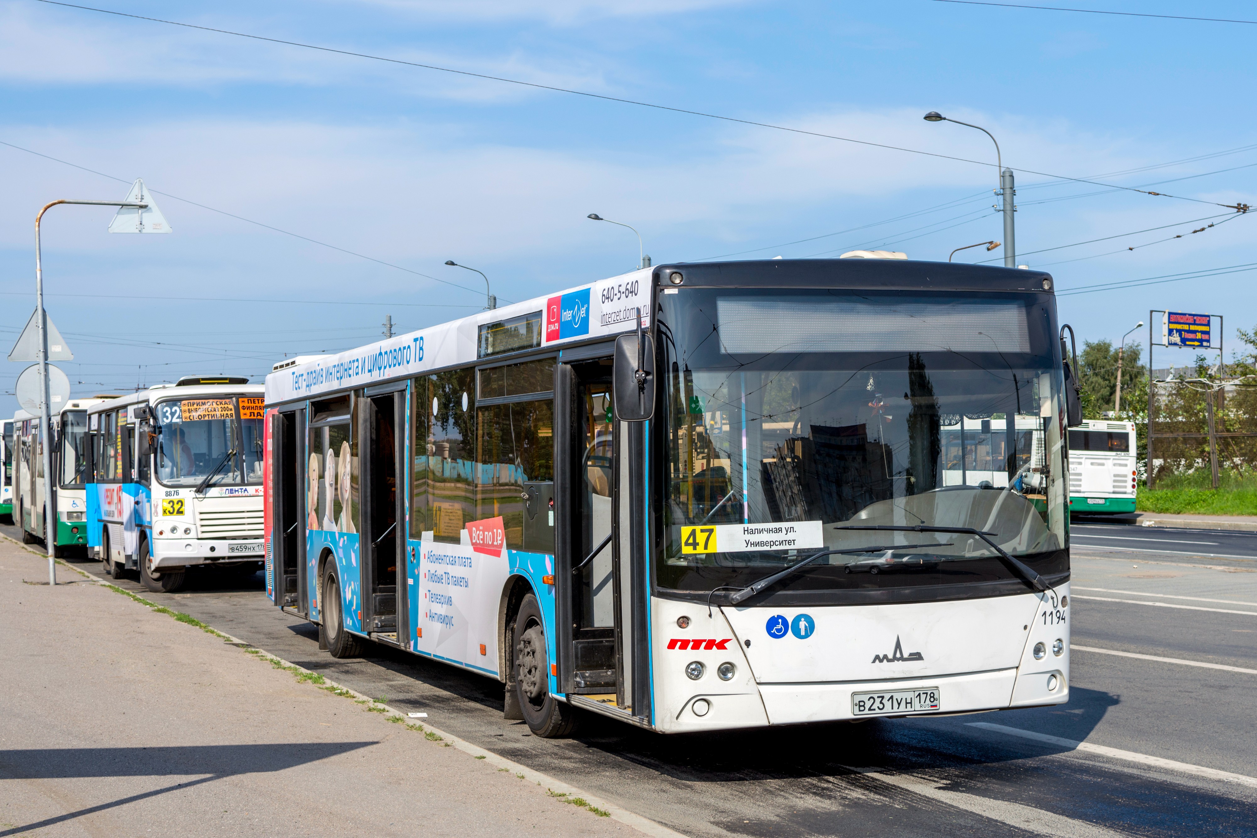 Bus MAZ-203-085 in SPB (img1)