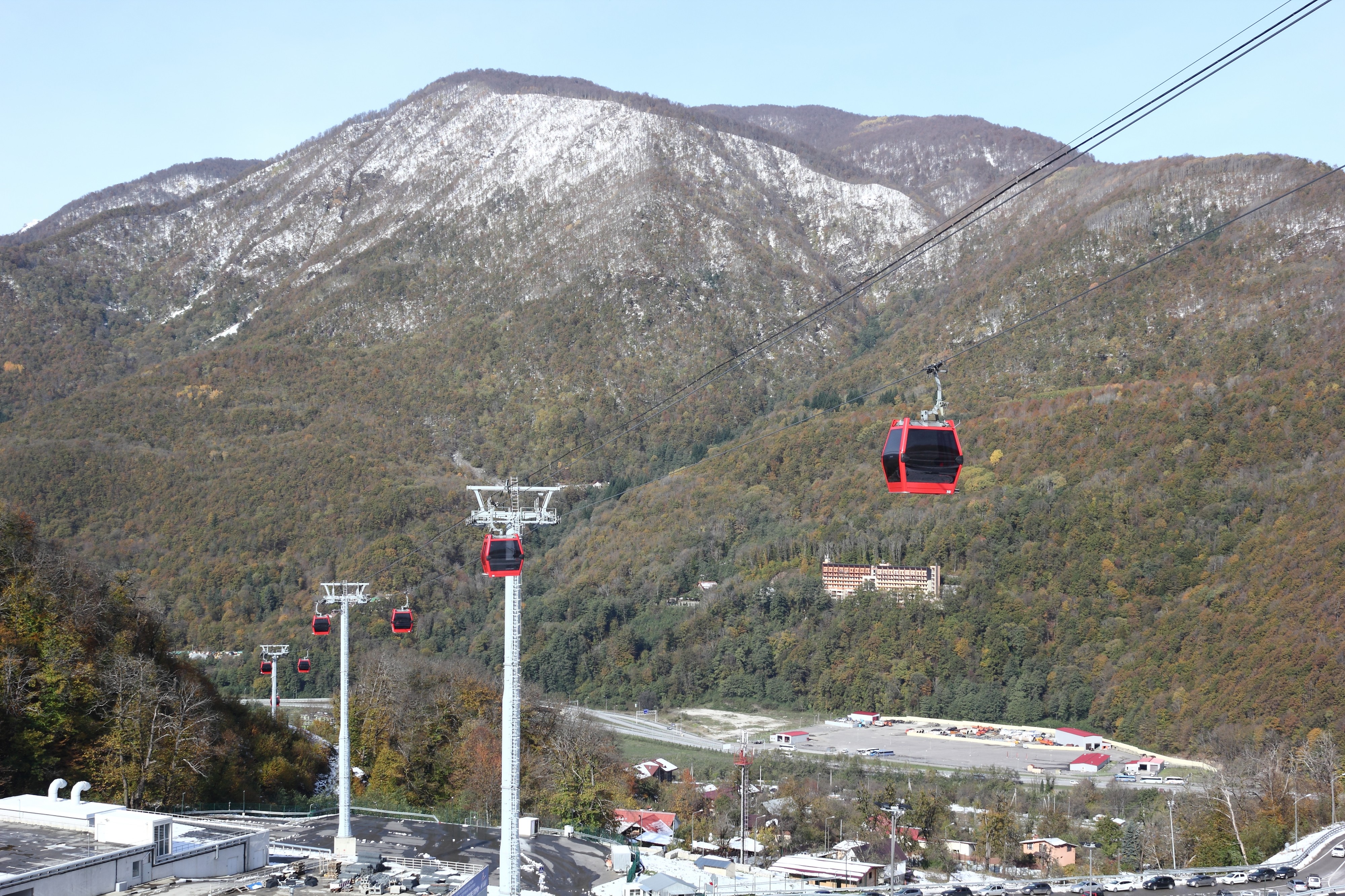 Cableway in Esto Sadok +