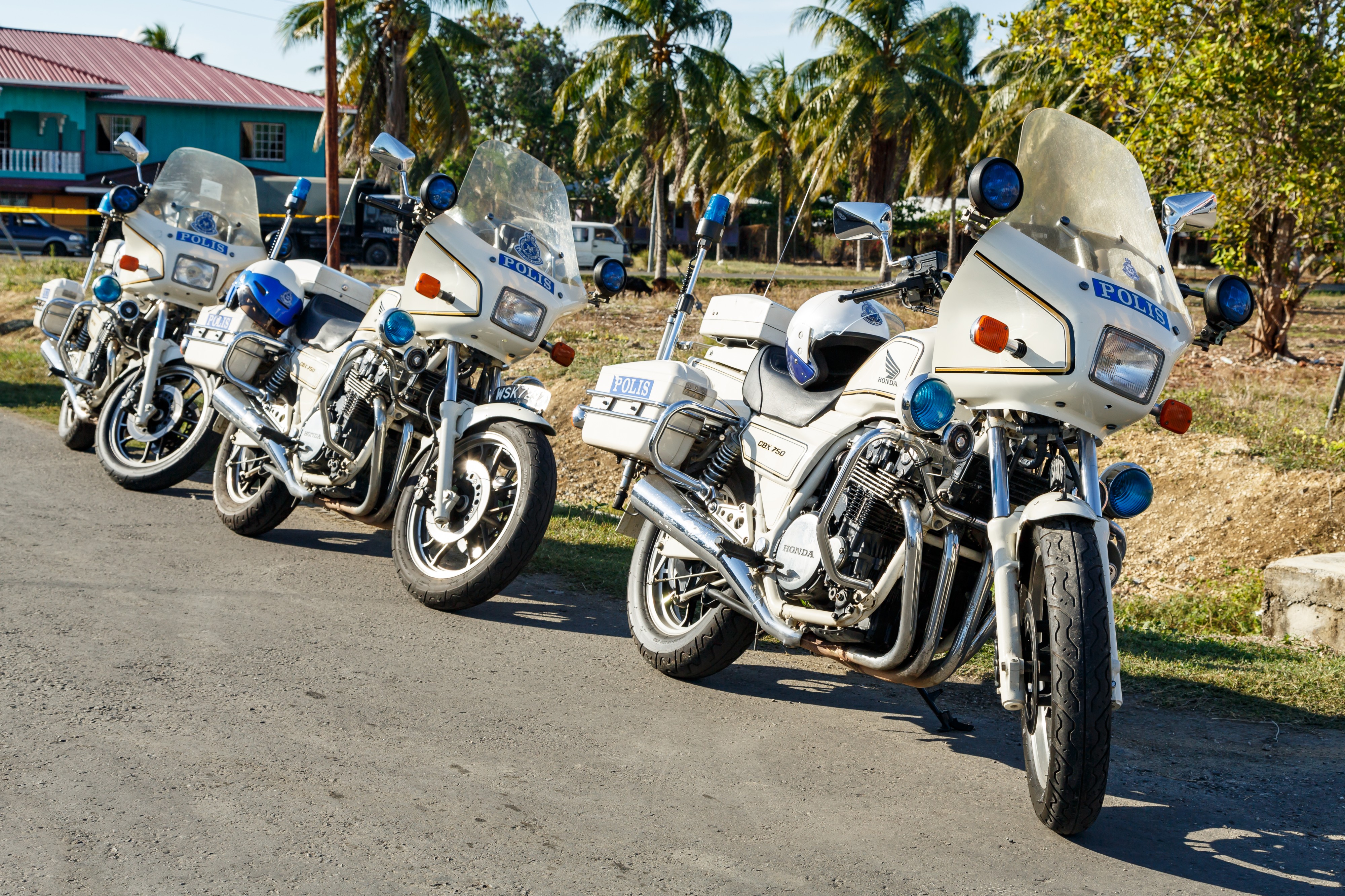 Semporna Sabah Honda-Police-Motorbikes-01