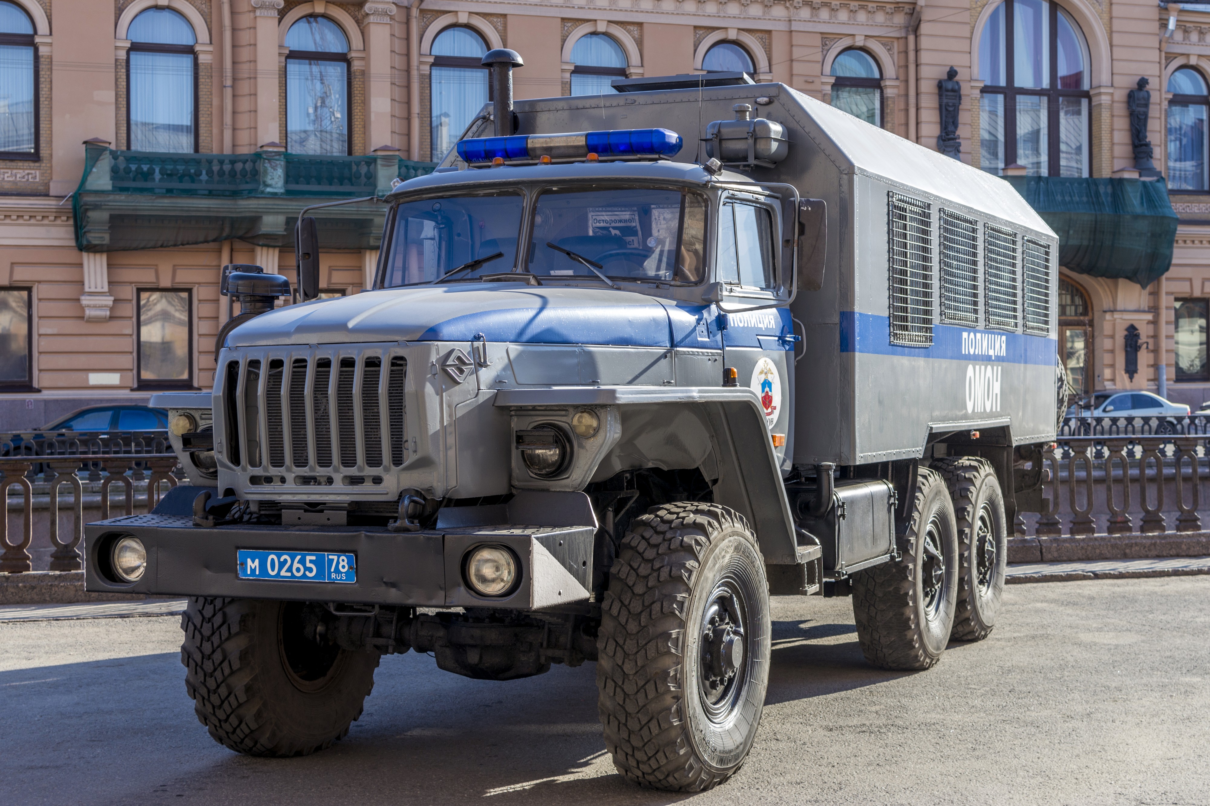 Ural-4320 Police Vehicle in SPB