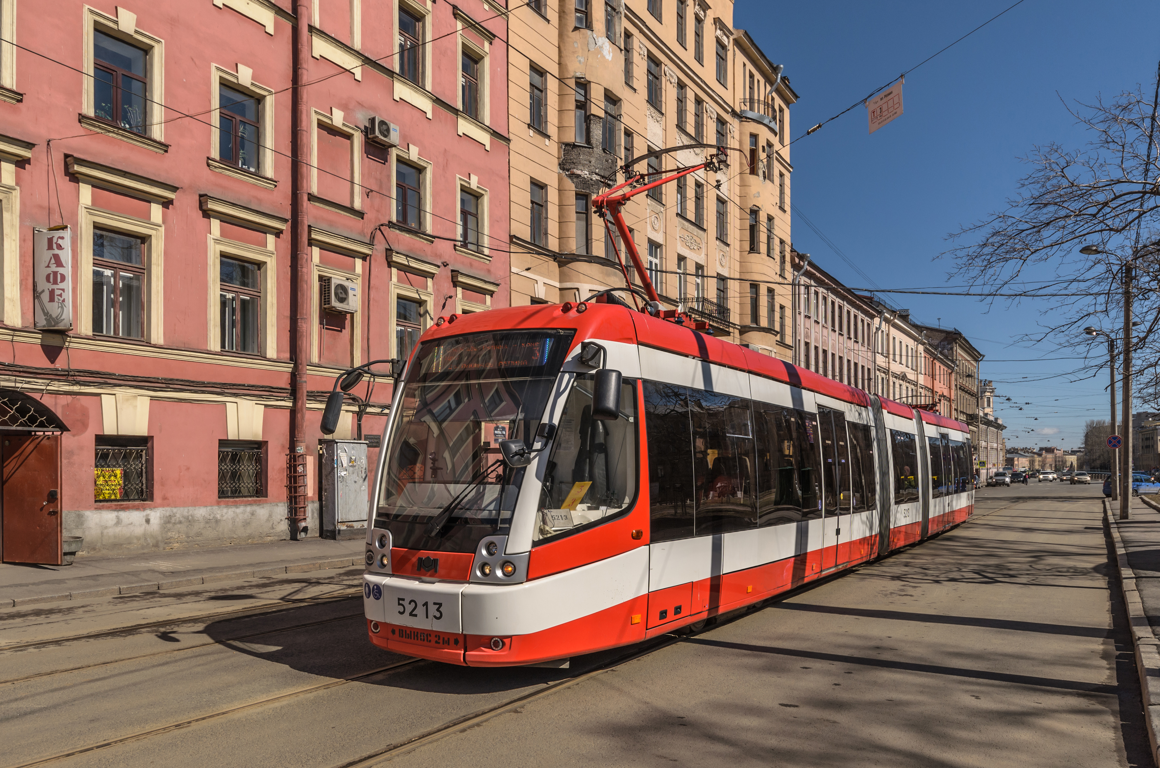 Tram BKM-84300M in SPB 1