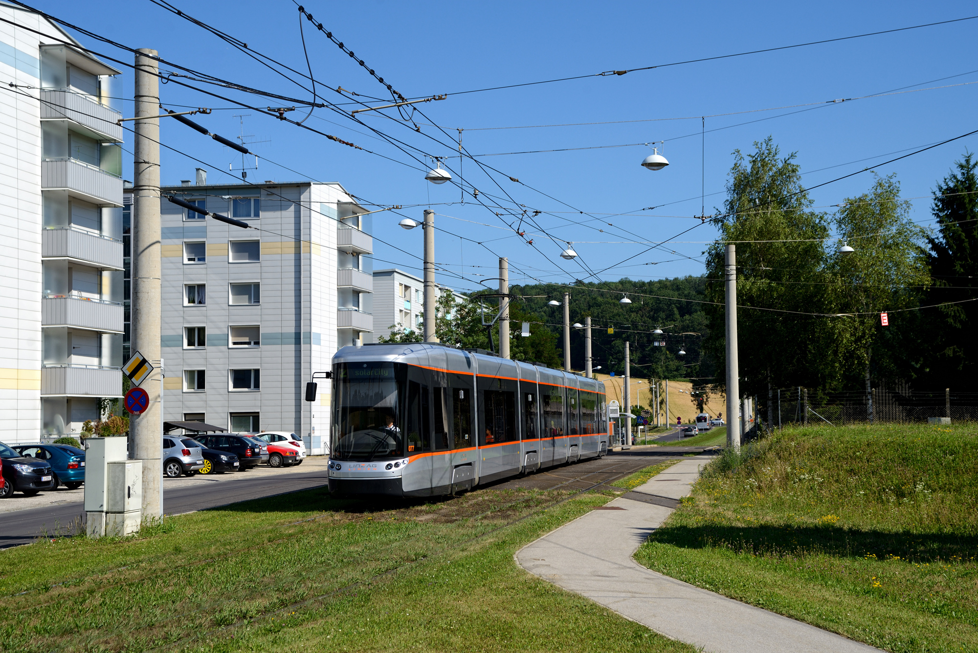 Tram Linz 077 2 Hillerstrasse