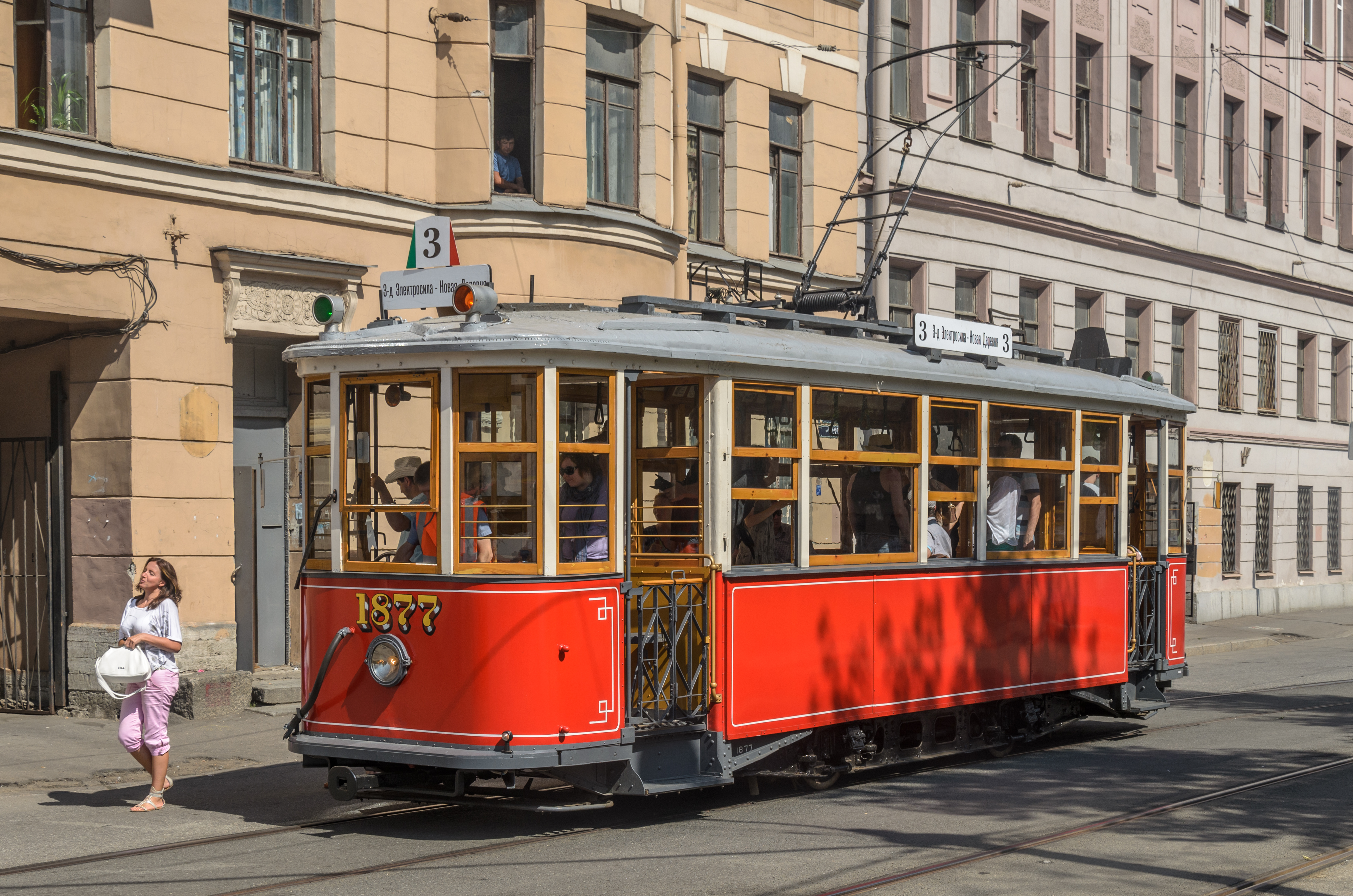 Tram MS-1 at Repina Square