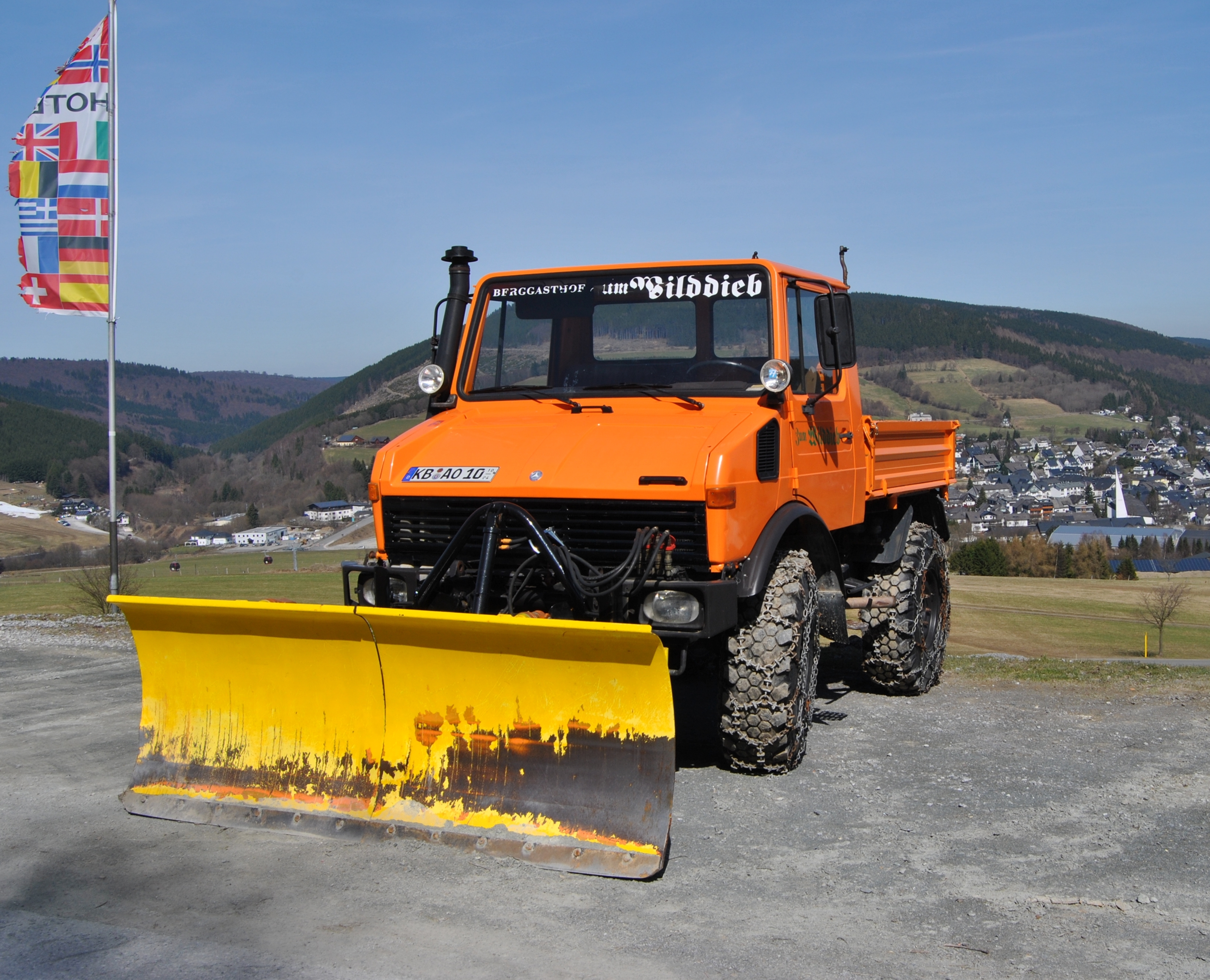 Unimog Schneeschieber Willingen