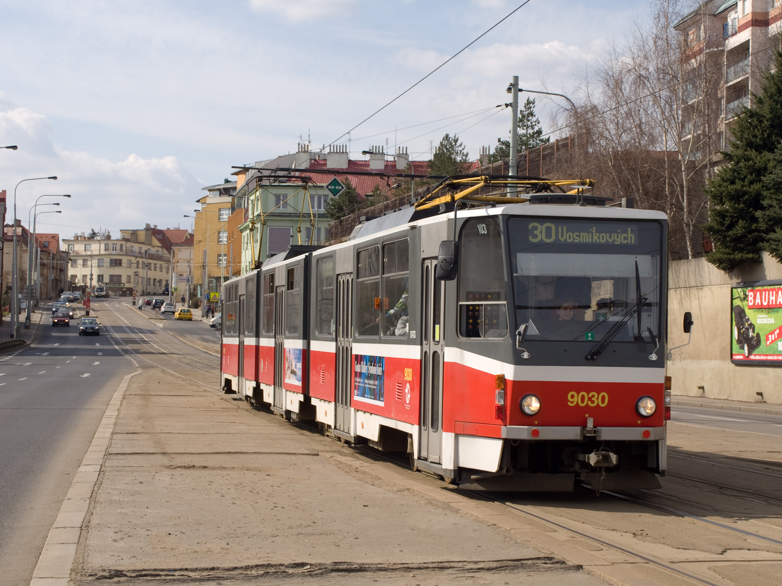 Výluka Zenklova, Vychovatelna, Tatra KT8D5, dc