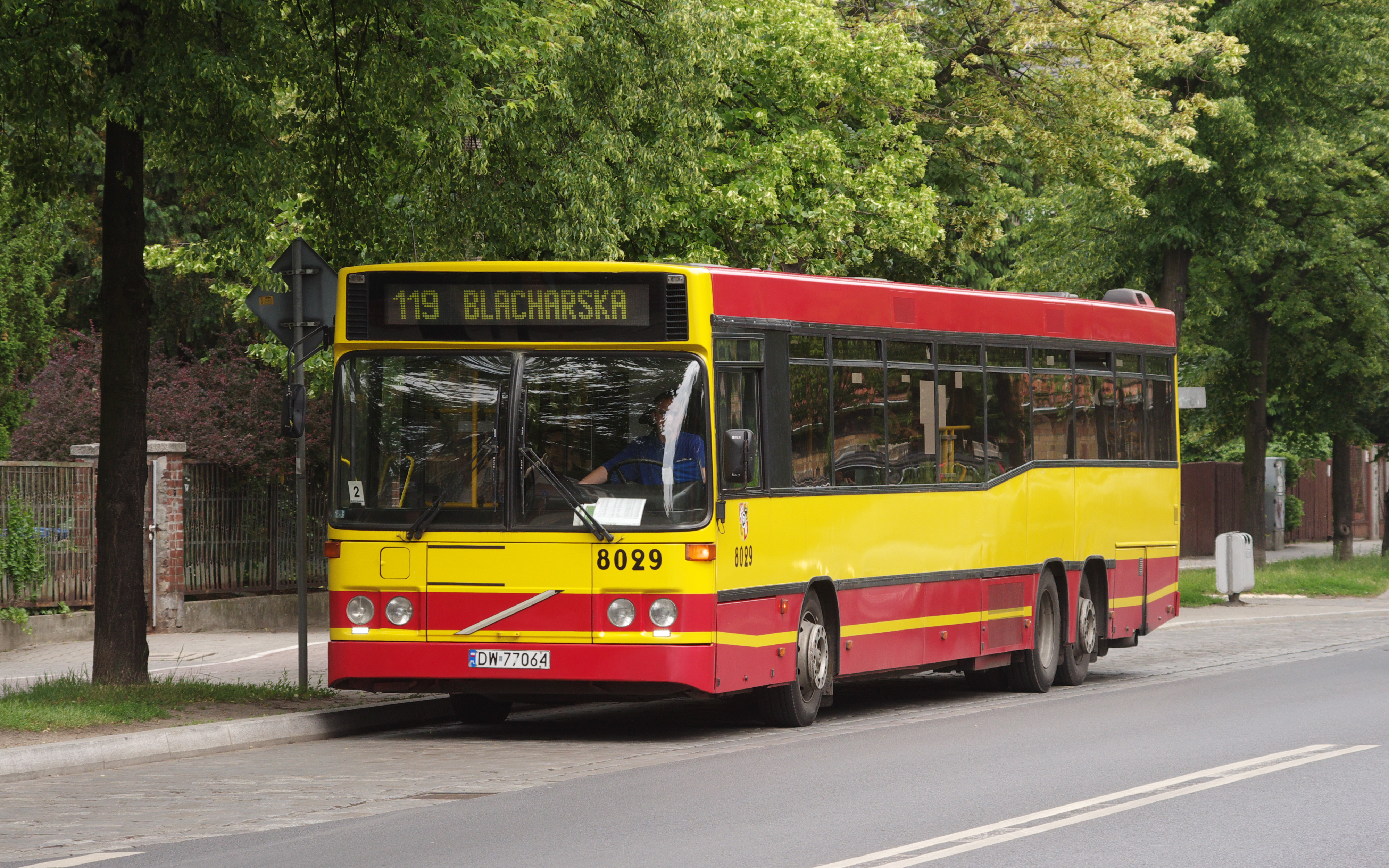 Volvo B10BLE 6x2 in service for MPK Wrocław (Poland, June 2012)
