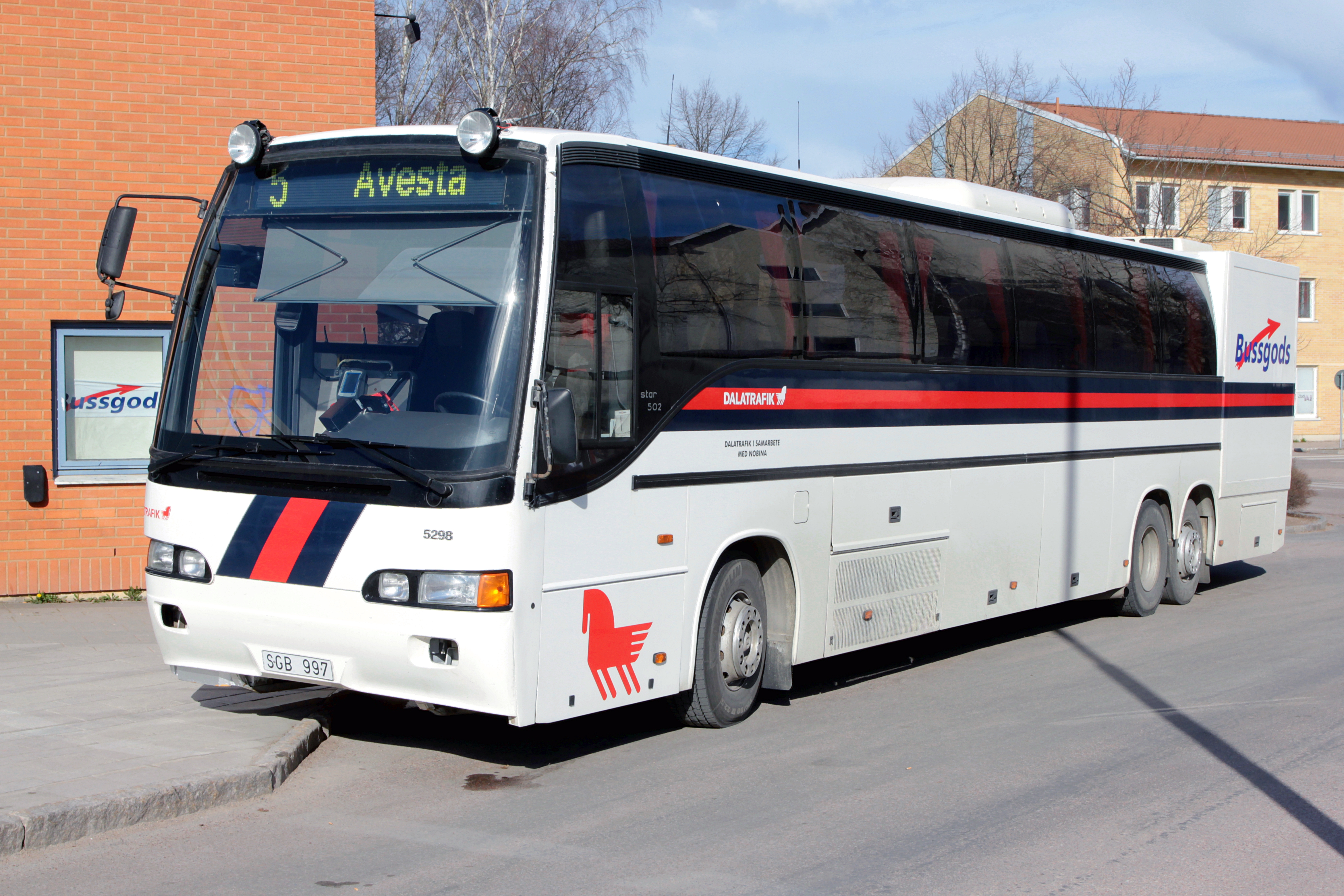 Volvo Carrus B10M Dalatrafik Bussgods