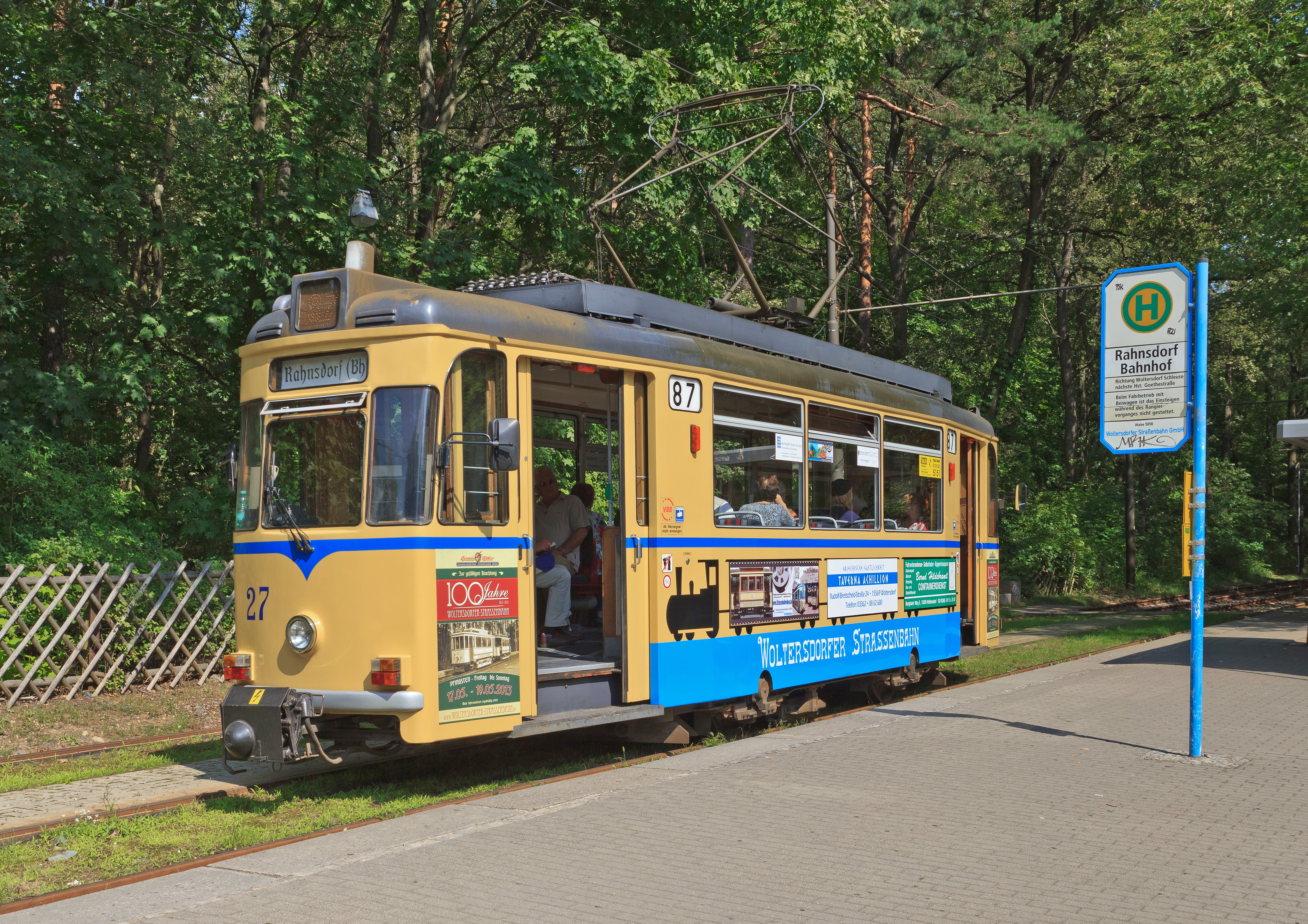 Woltersdorf tram in Rahnsdorf 01