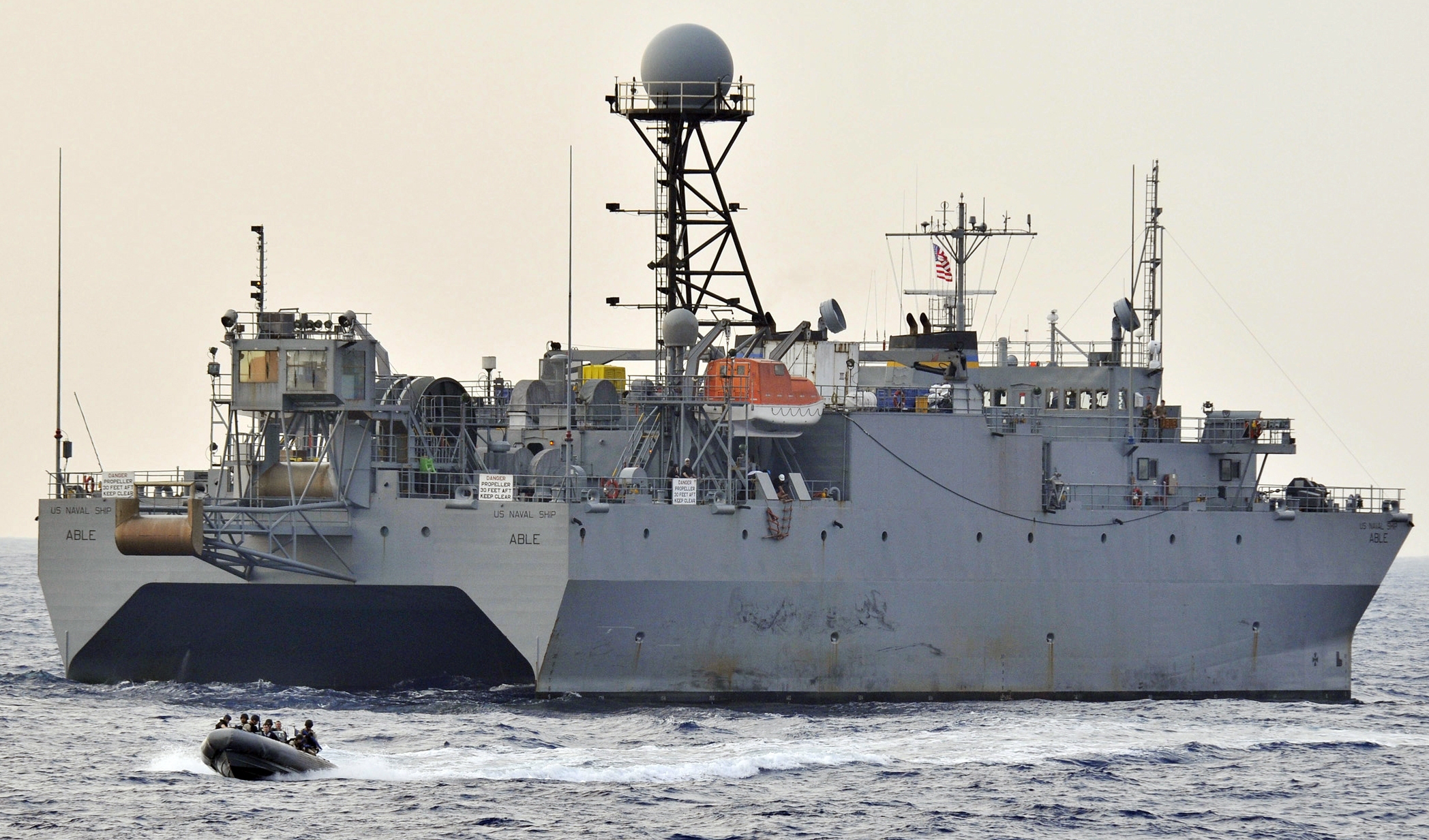 090531-N-2638R-005 ocean surveillance ship USNS Able (T-AGOS 20)