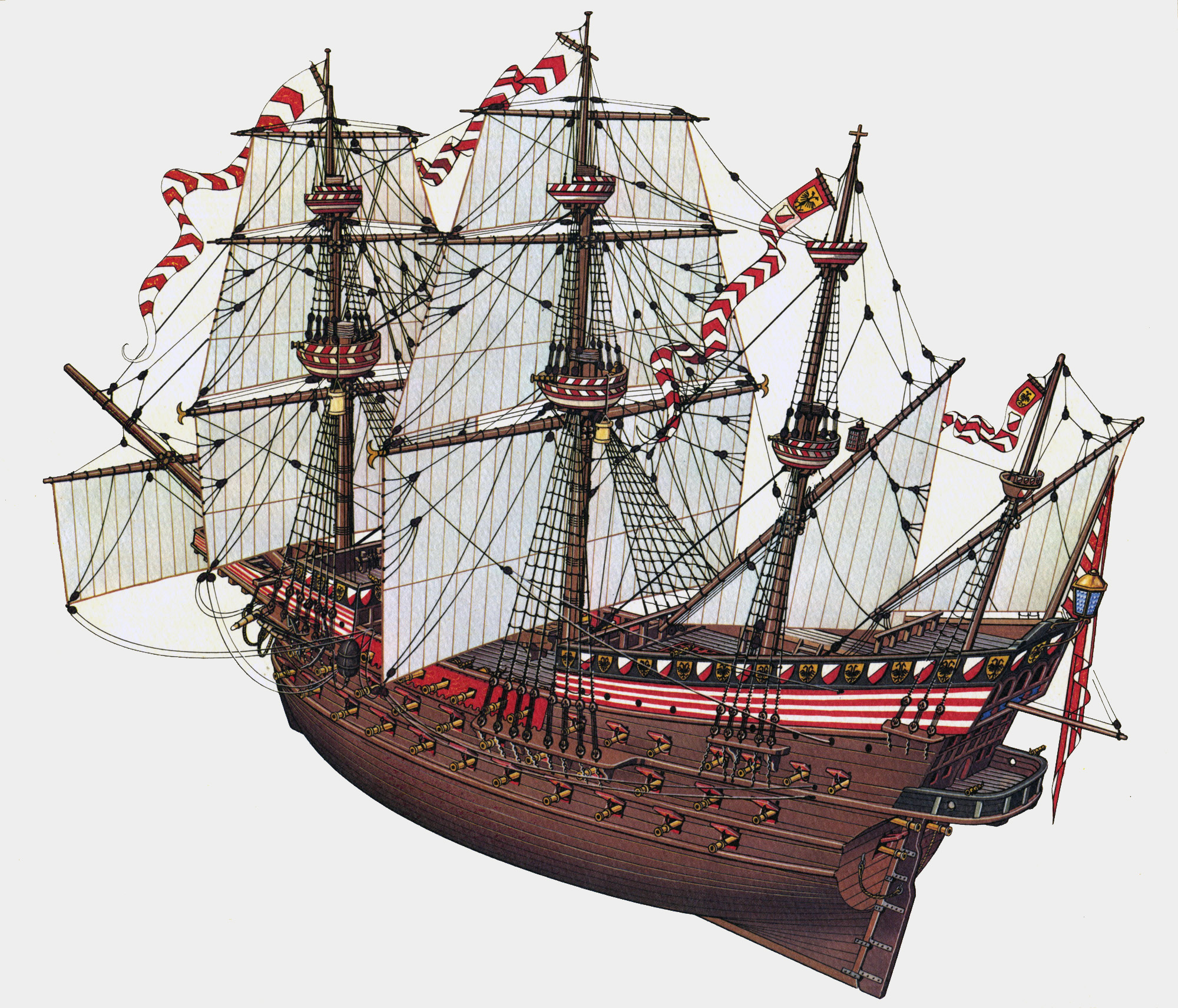 Adler von Lübeck. Drawing 01