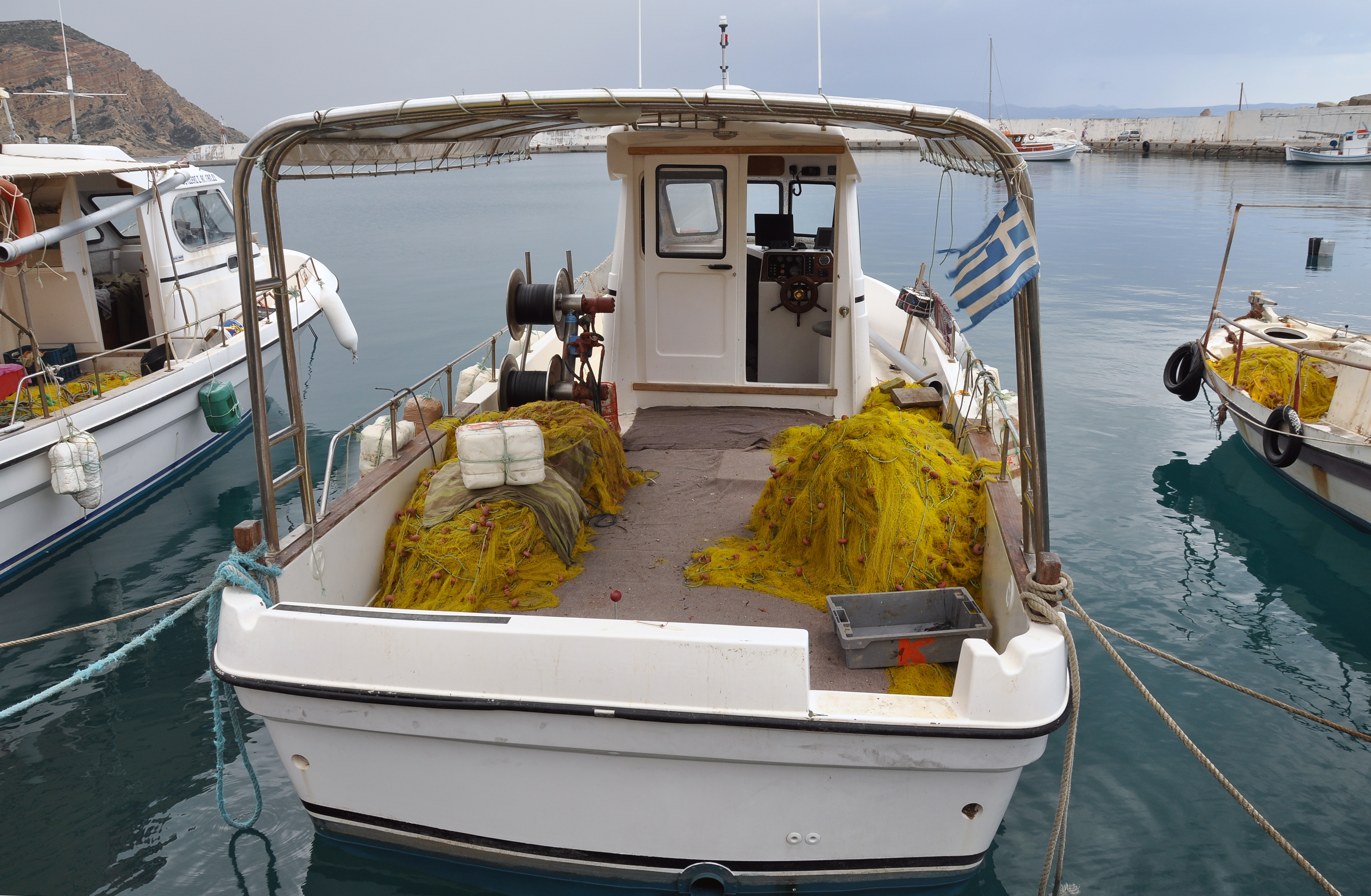 Agia Galini harbour in Crete, Greece 002