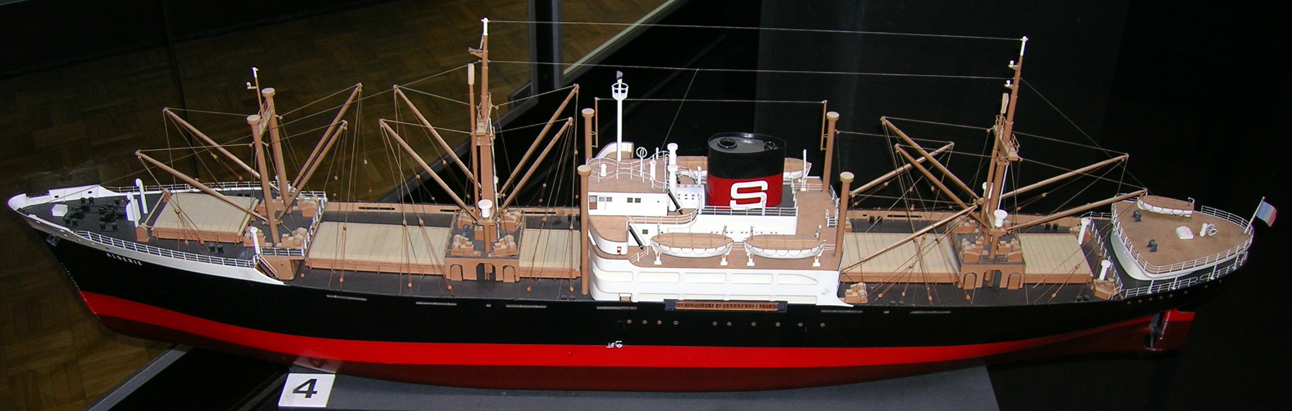 Algérie cargo ship model