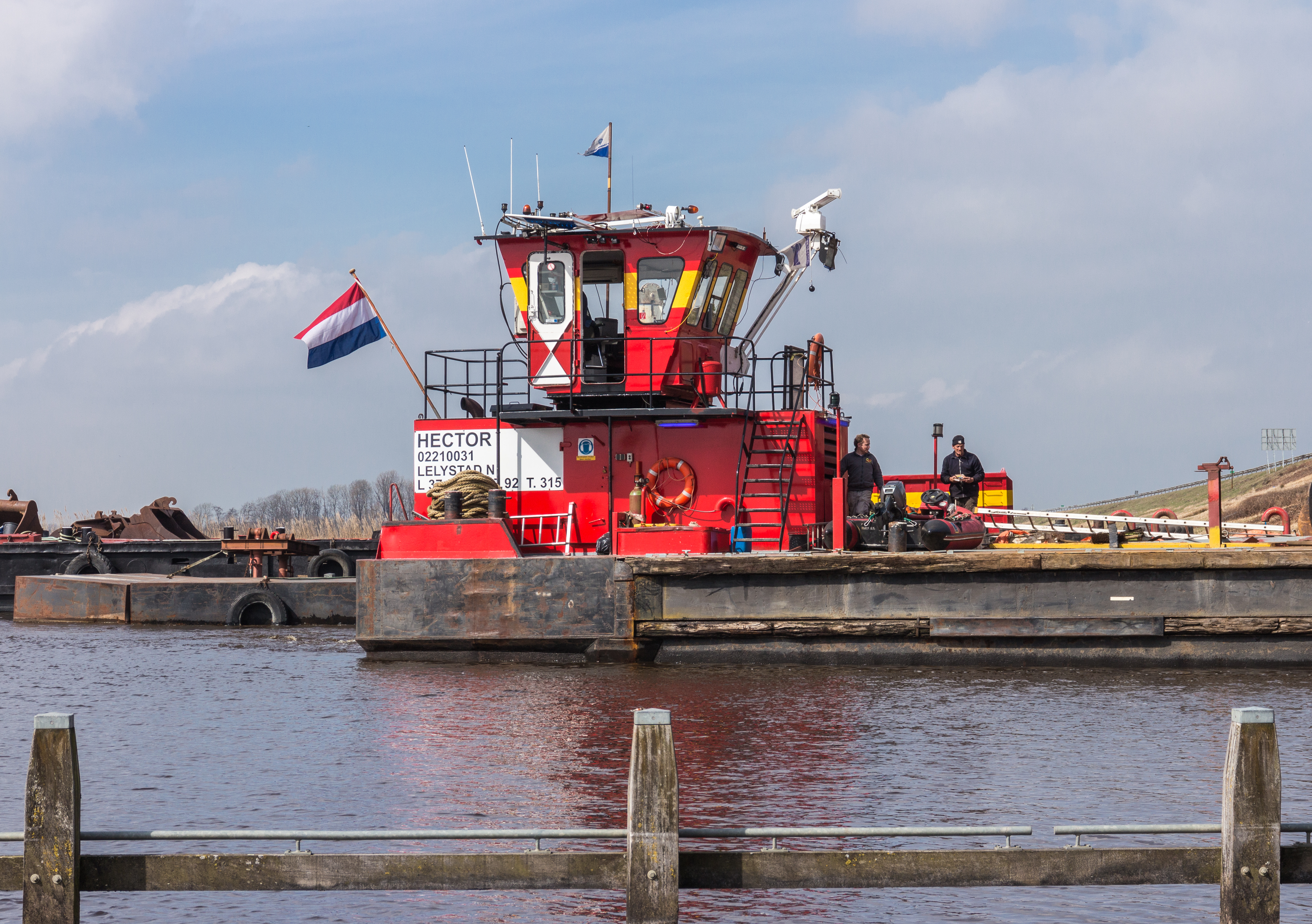 Baggerwerkzaamheden op de Langwarder Wielen (03-30-2018) 26