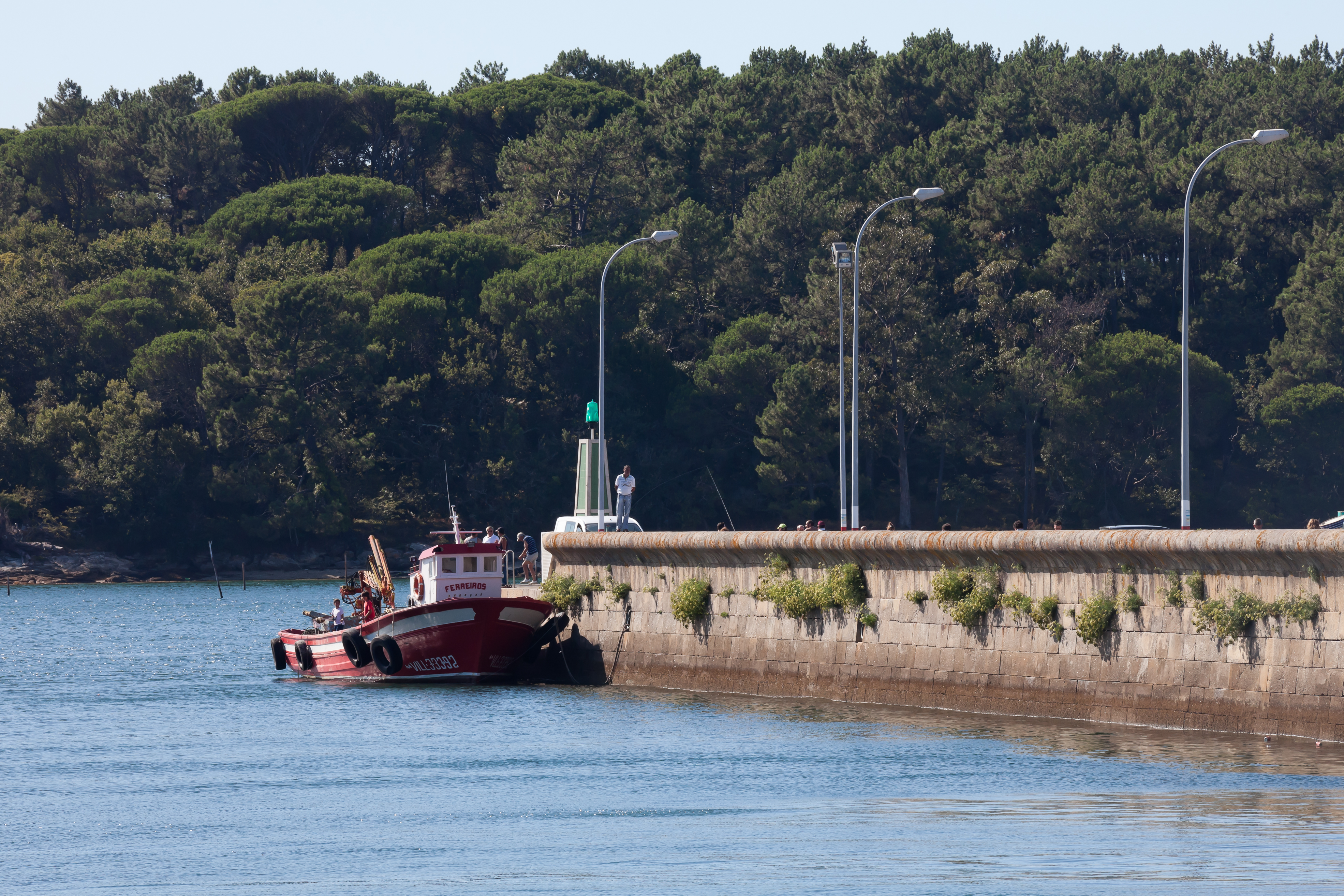 Barco pesqueiro. O Carril. Vilagarcía de Arousa. Galicia-55