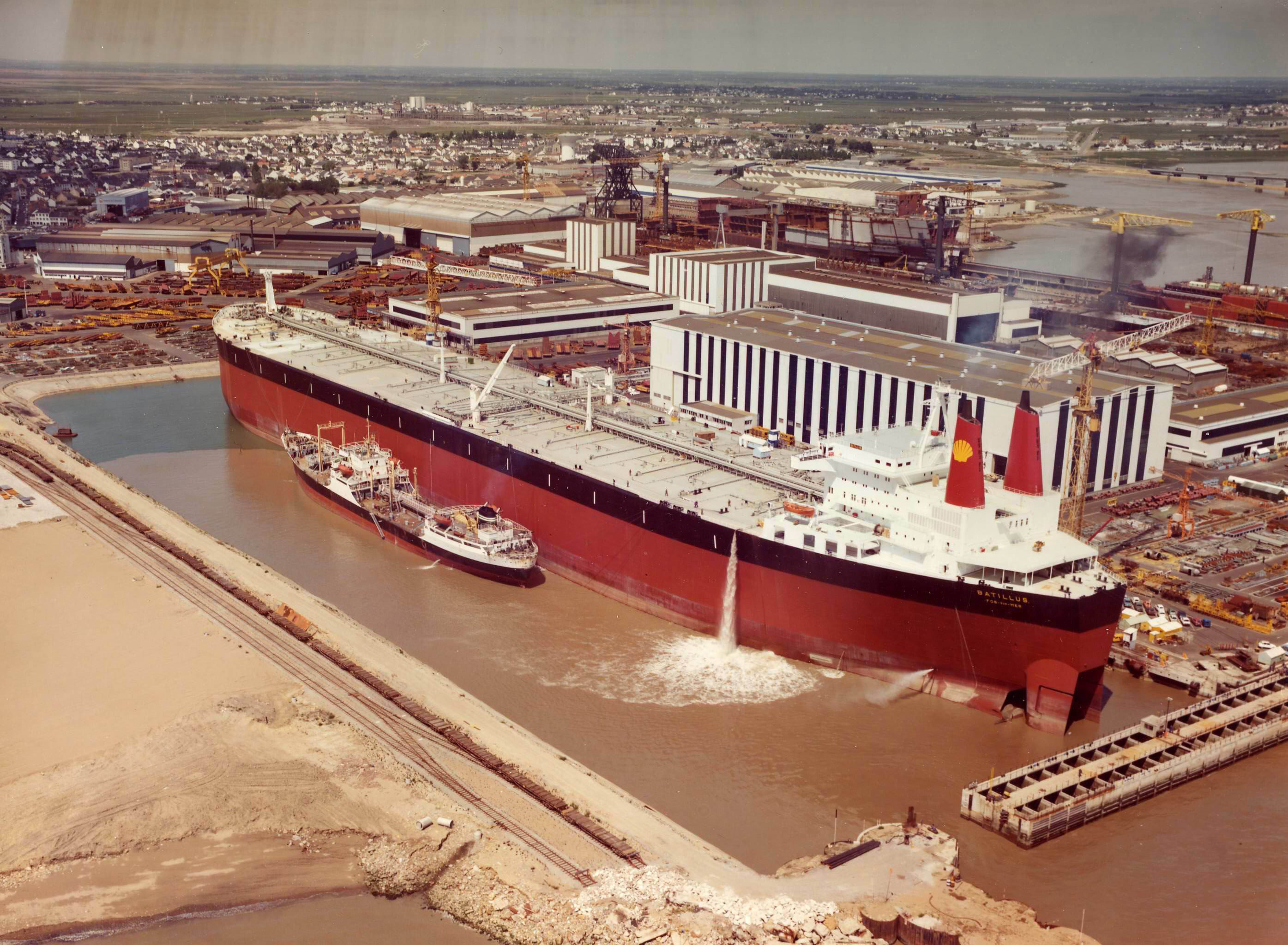 Batillus tanker in Saint-Nazaire