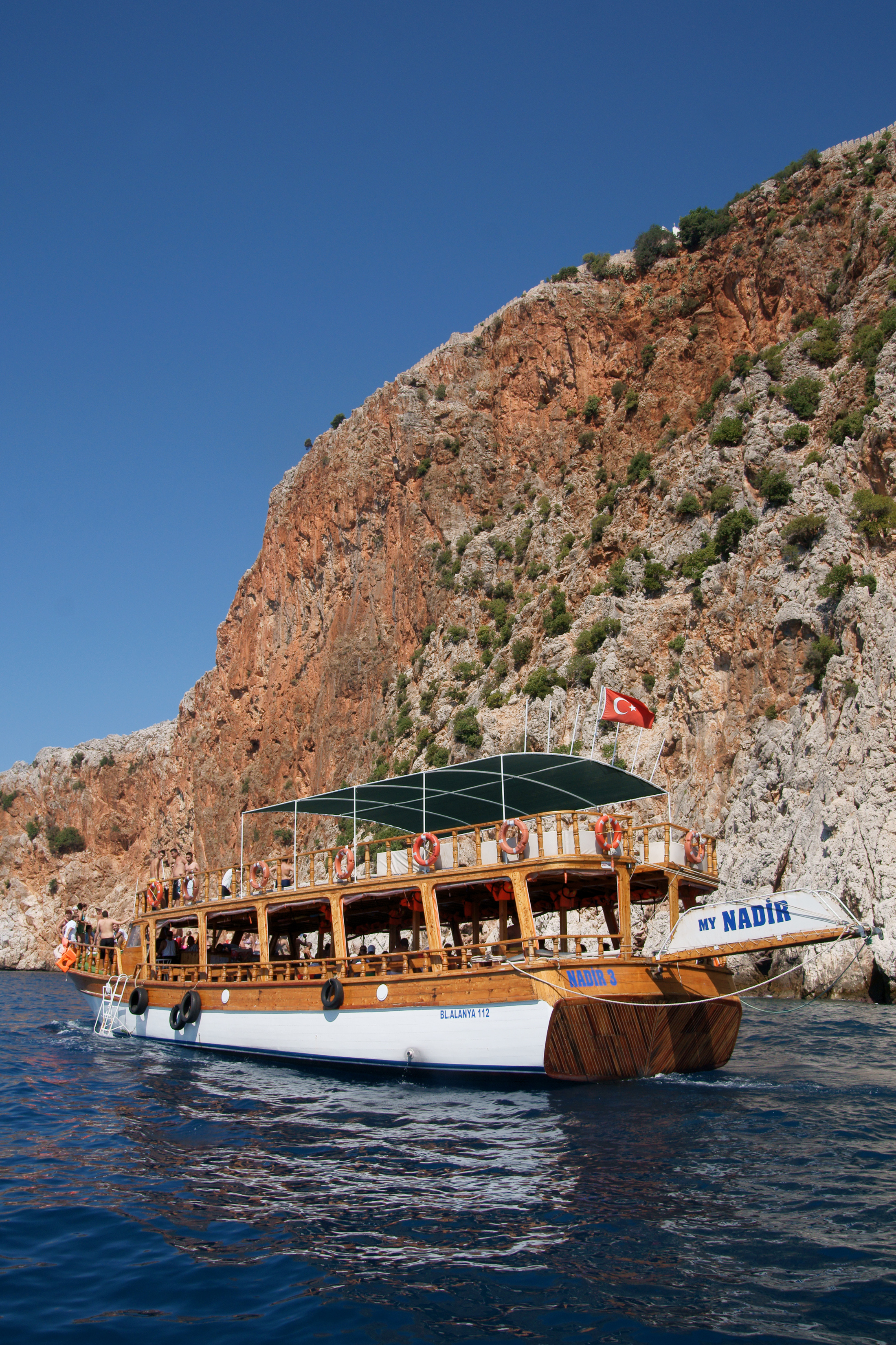Boat in Alanya Peninsula