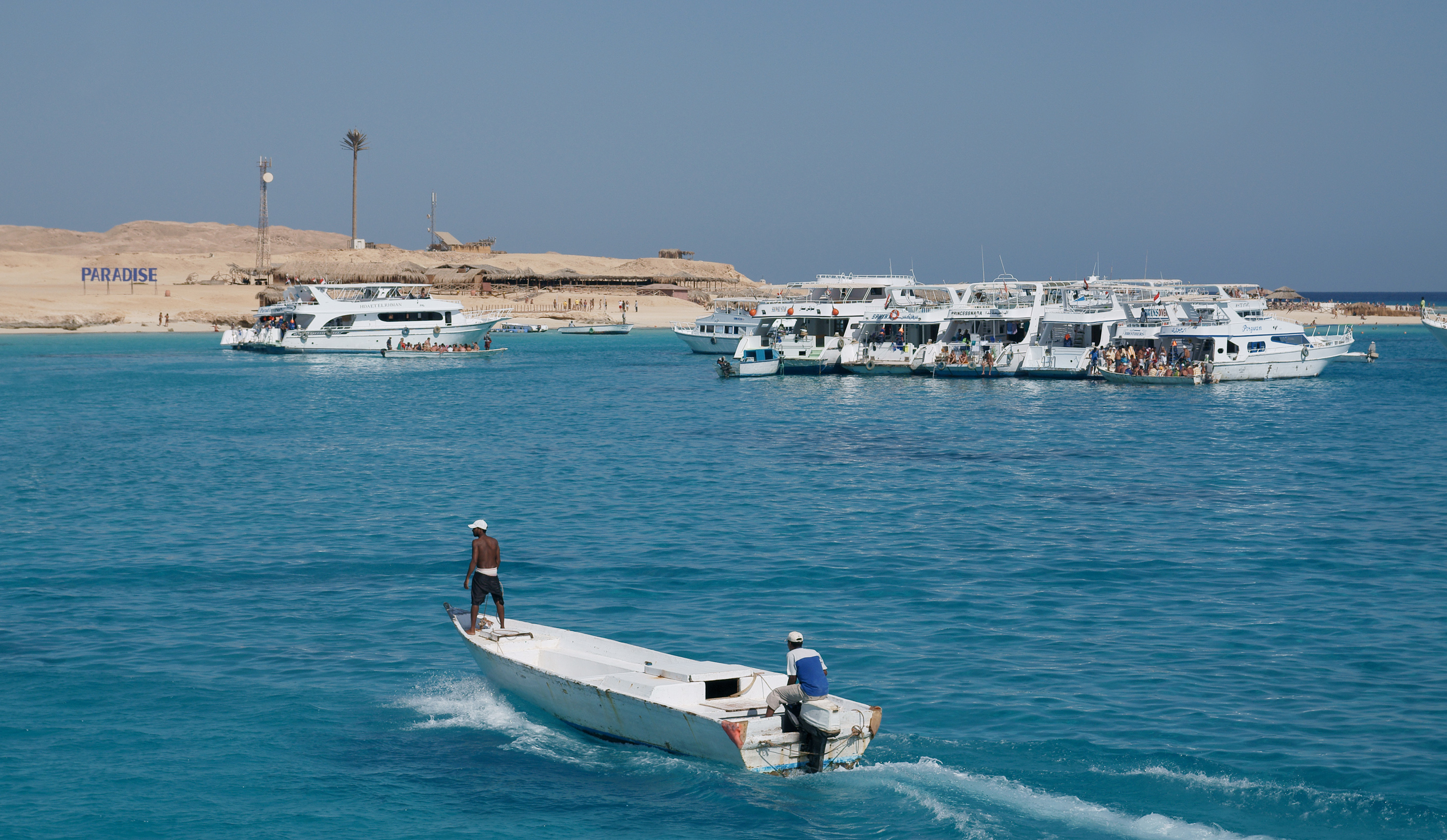 Boats and the Paradise Island
