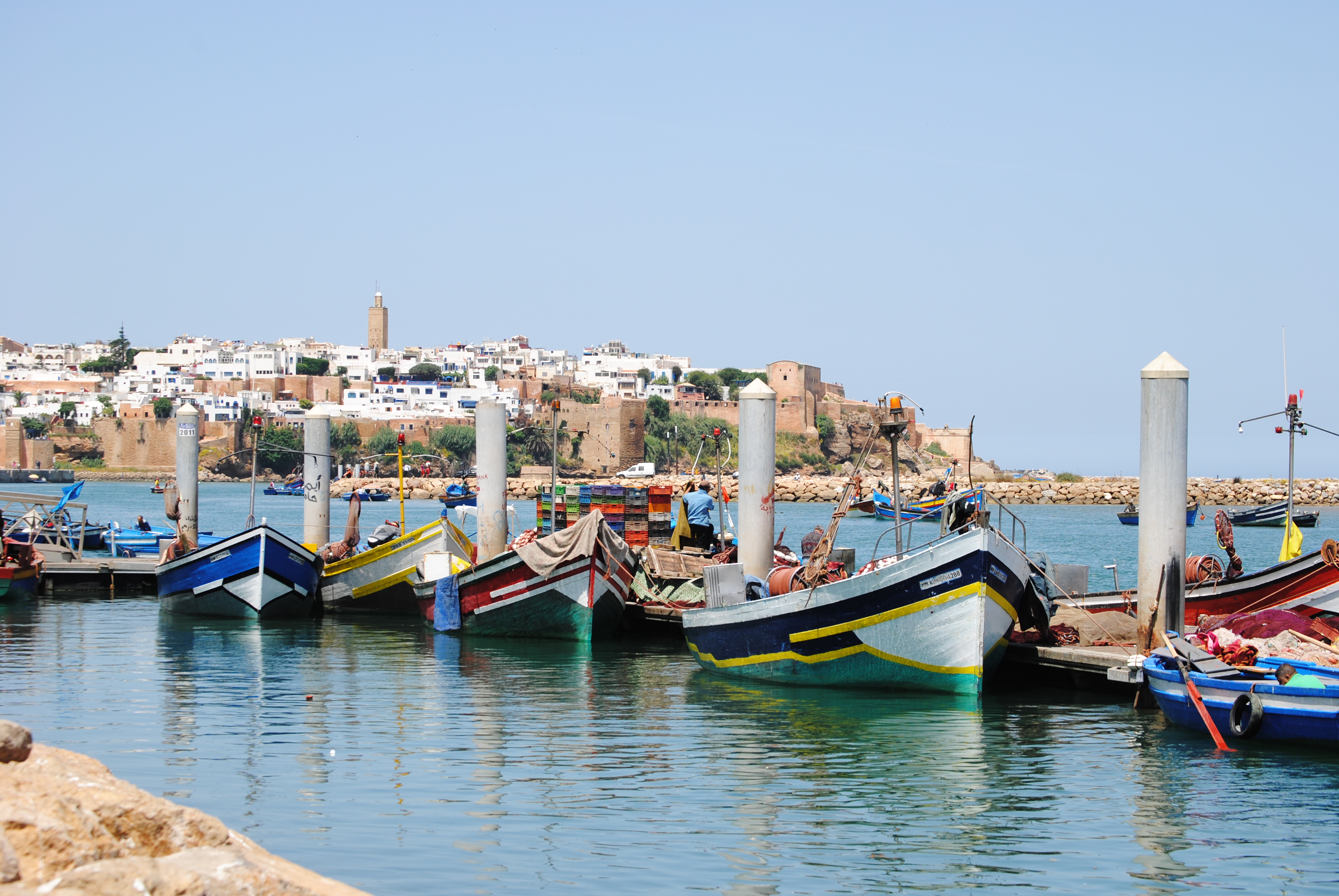 Boats in Bouregreg (1)