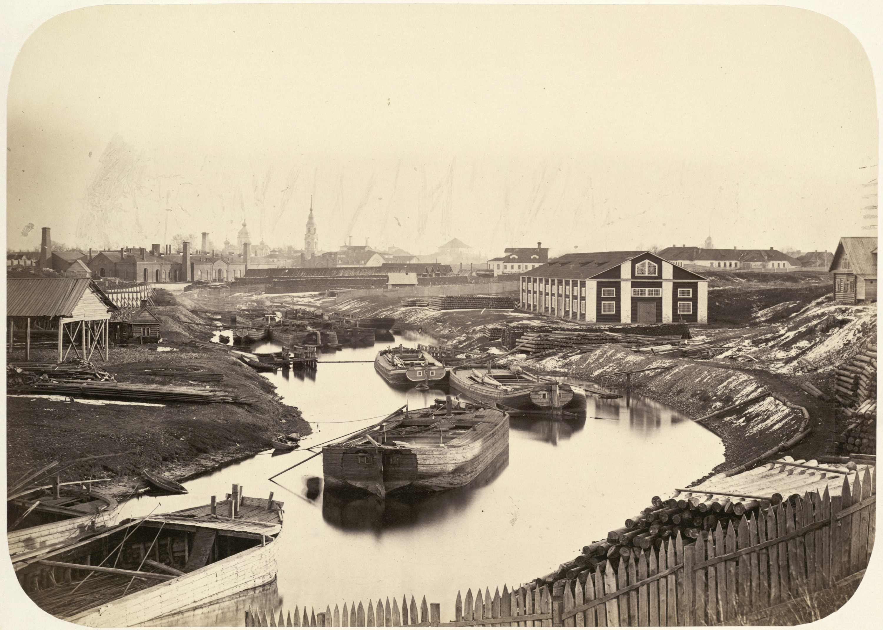 Boats in canal. 04
