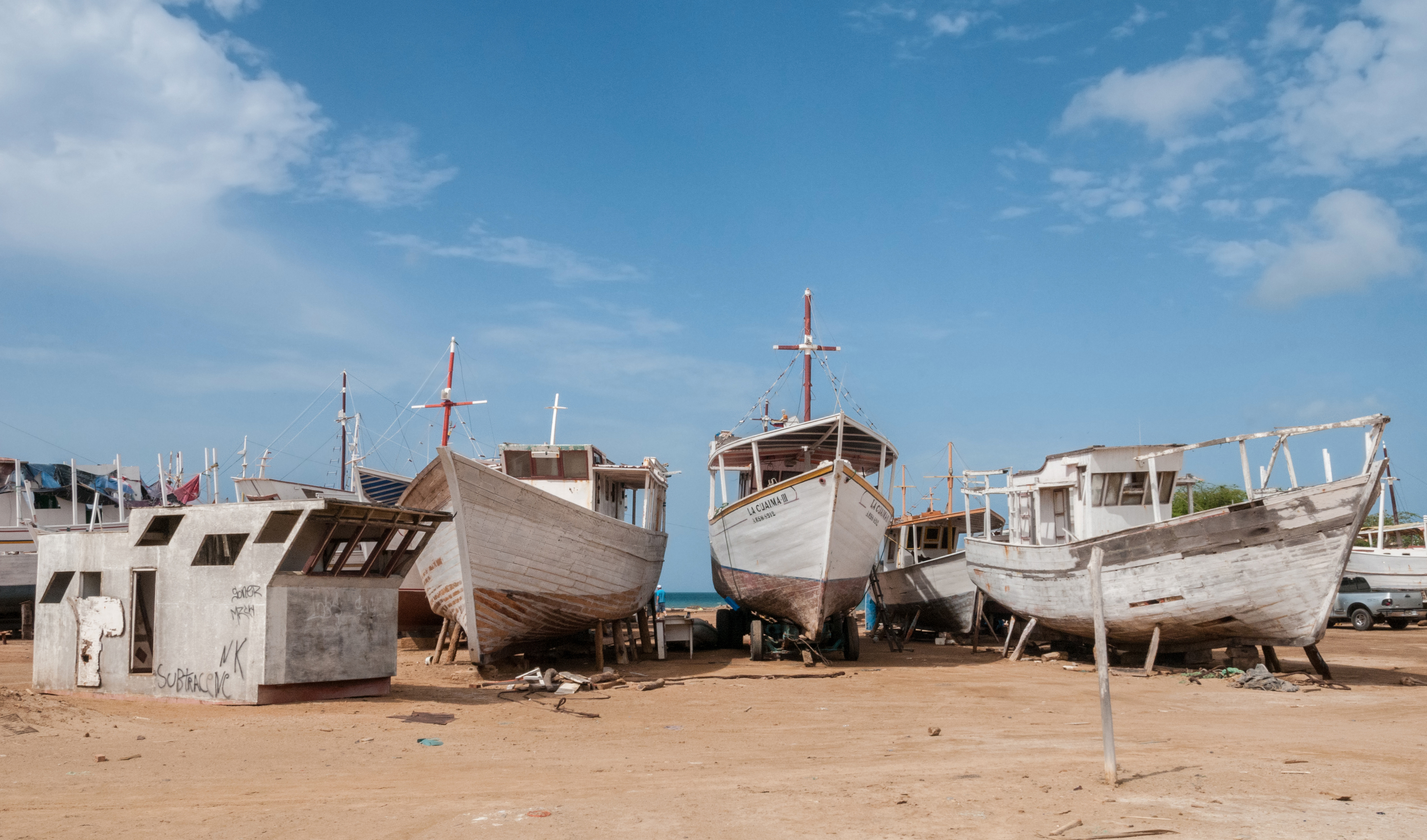 Boats in Chacachacare 2