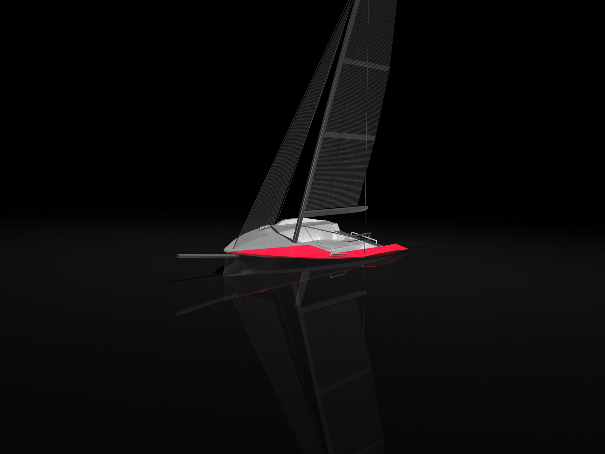 Boris Bernaskoni assimetric yacht design-b