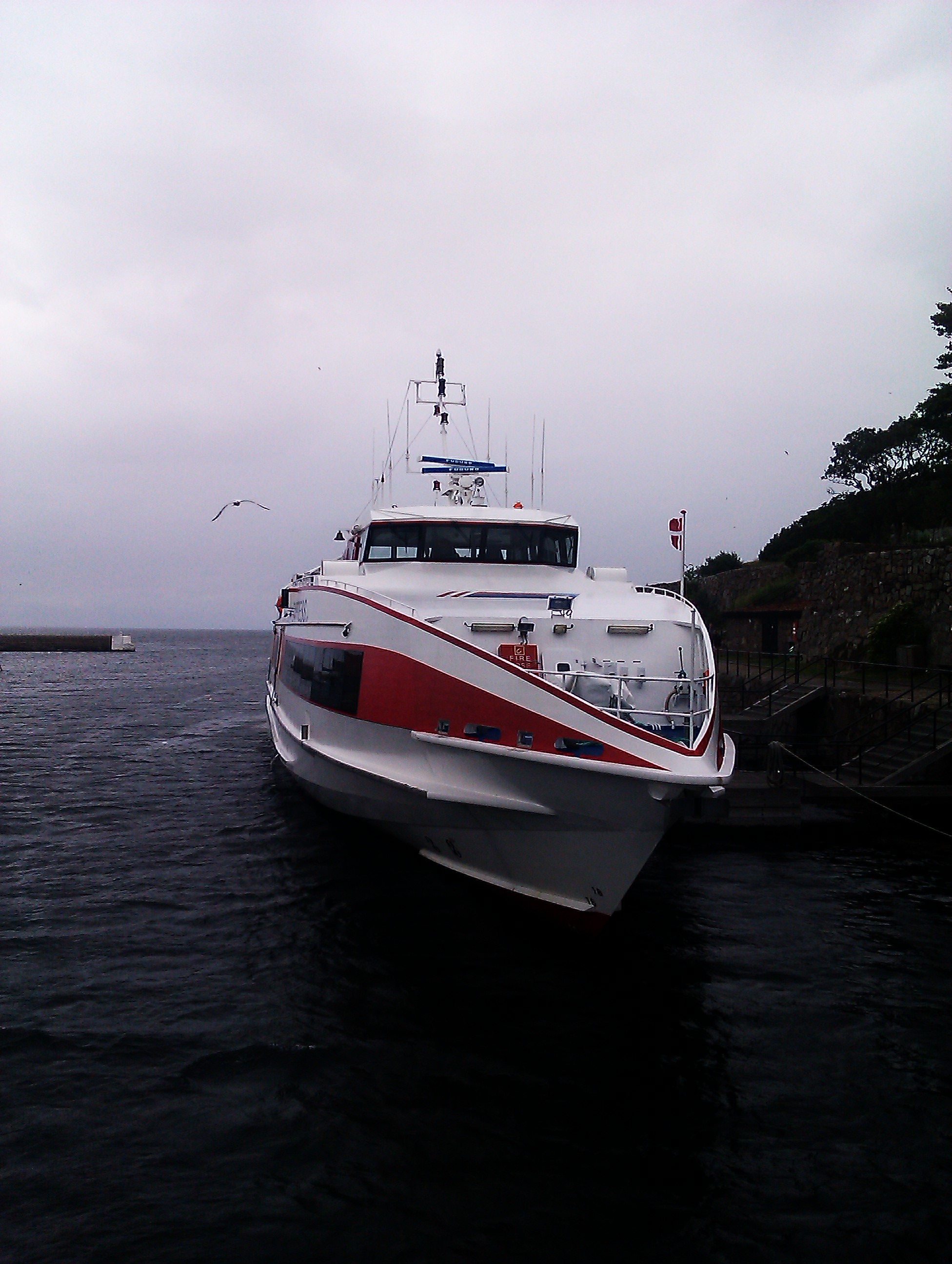 Bornholm Express set fra broen Ertholmene