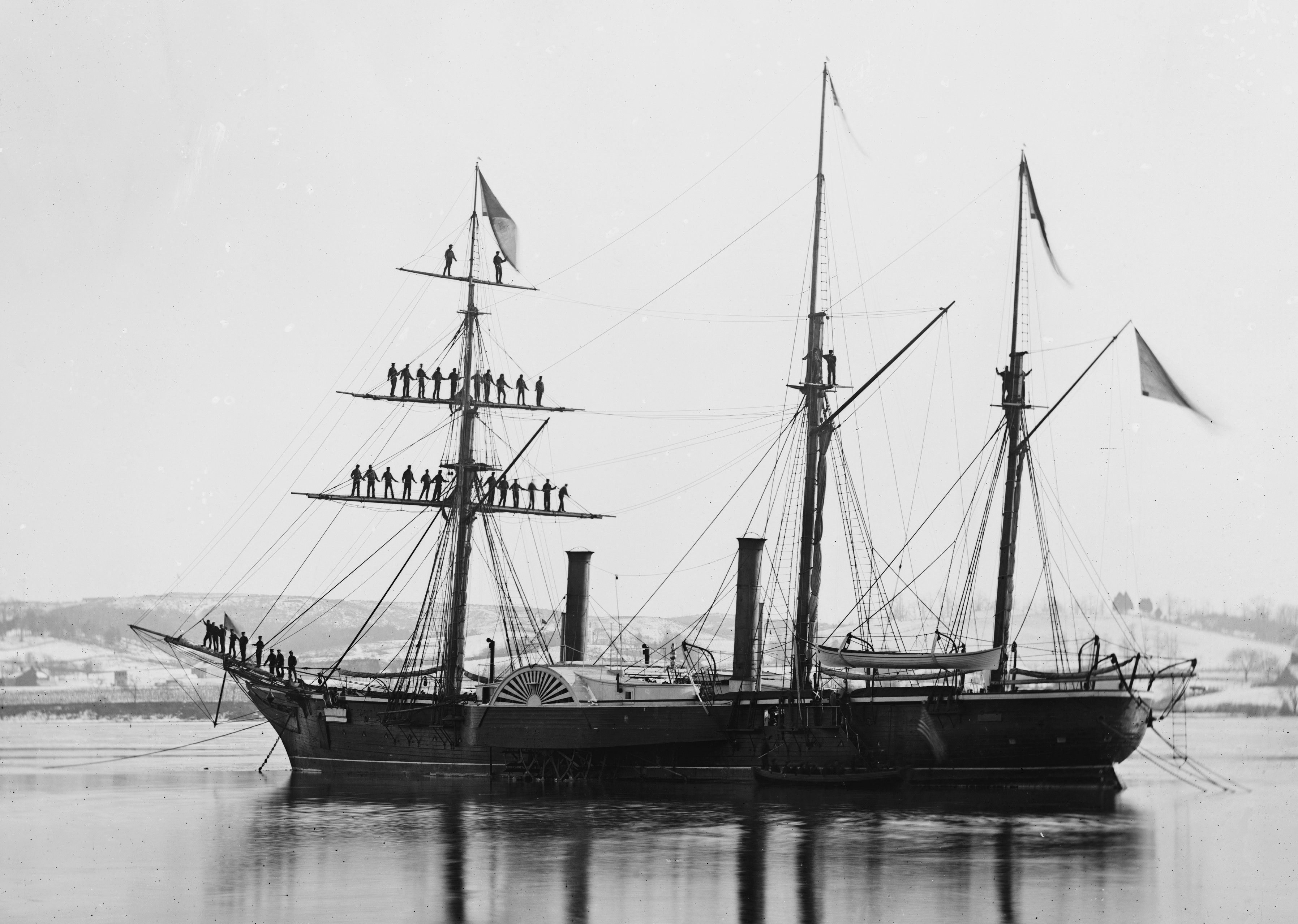 Brazilian Steam Frigate LOC 04253u