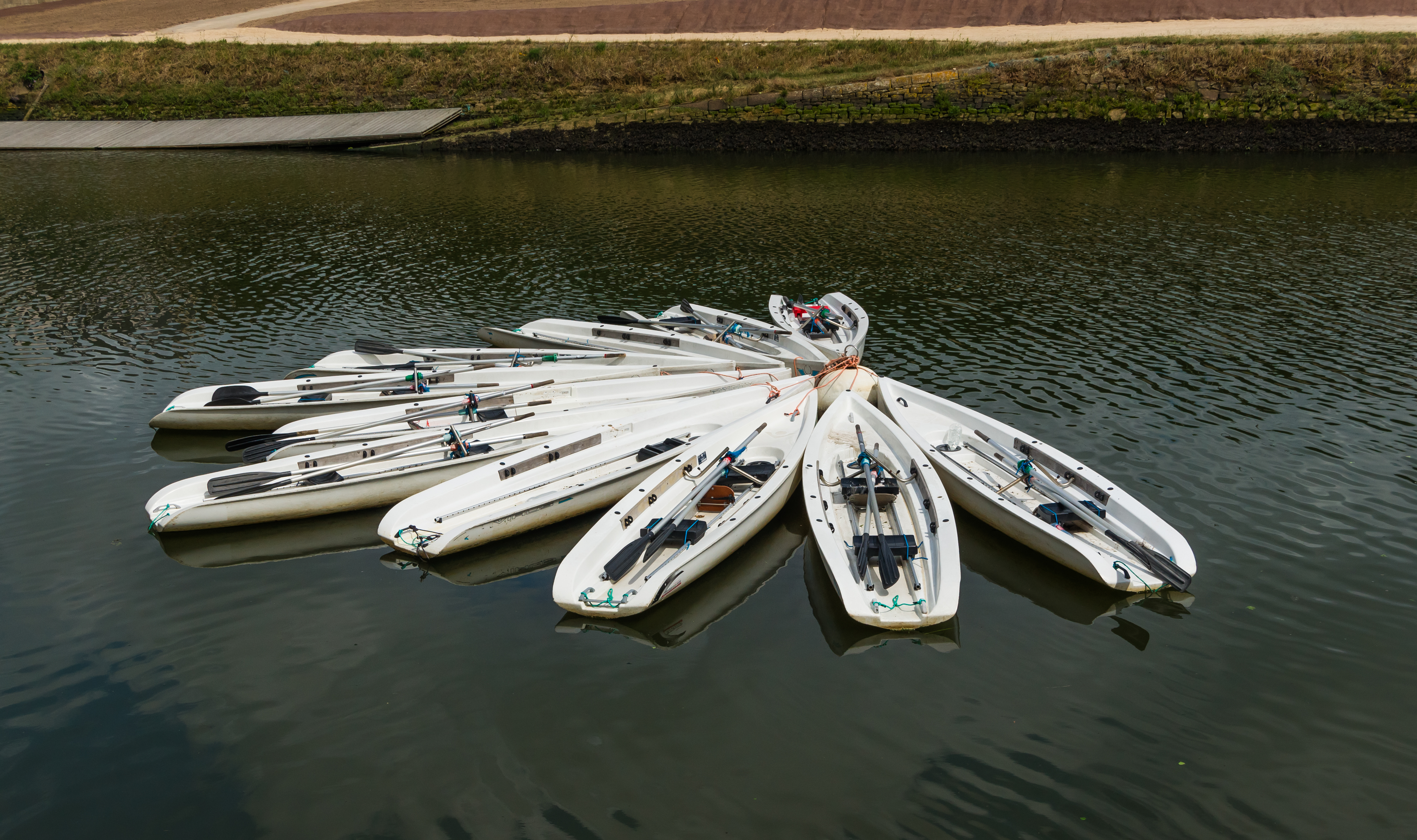 Canoes de mer, la Rabine, Vannes, Morbihan