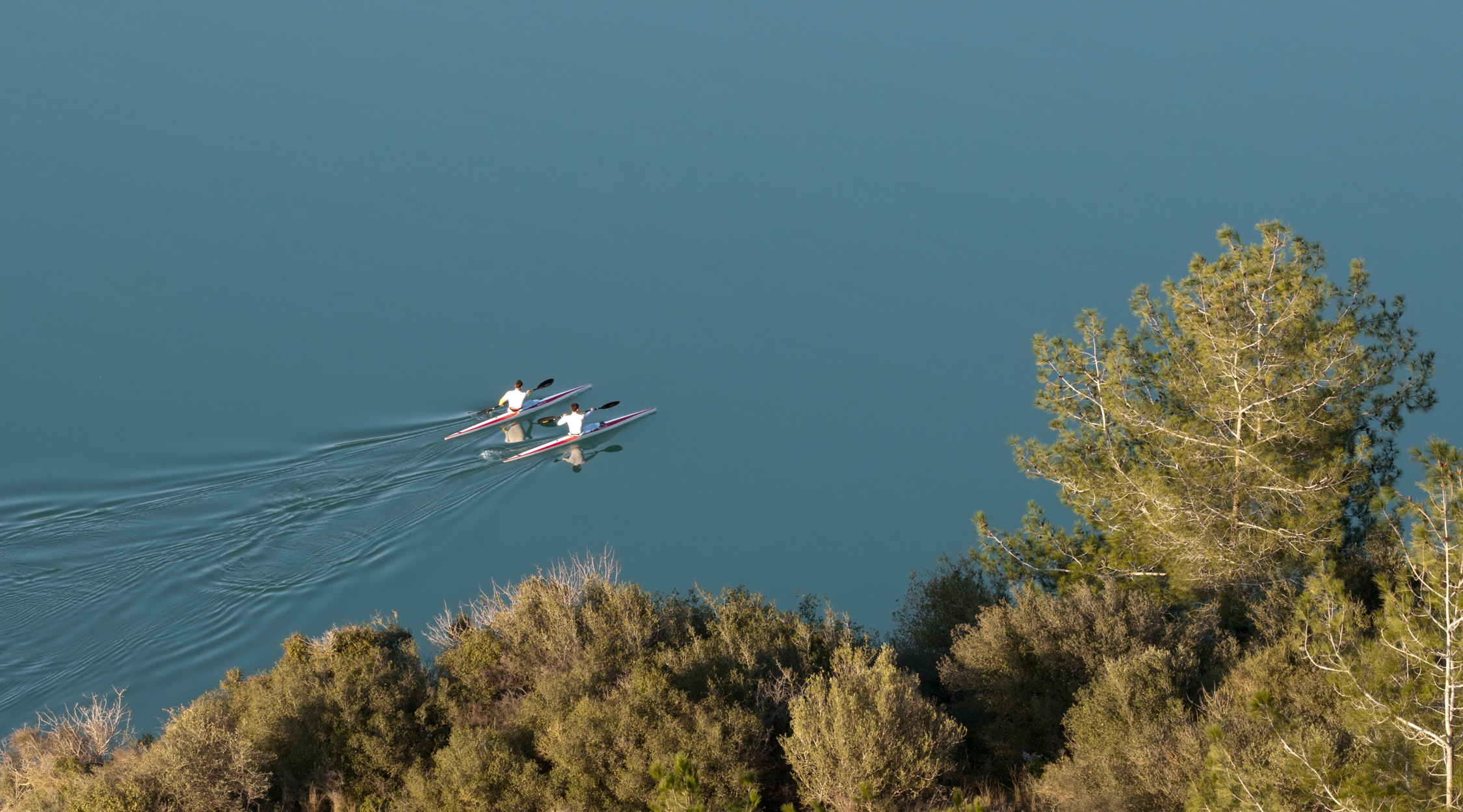 Canoes on Seyhan Dam, Adana 05