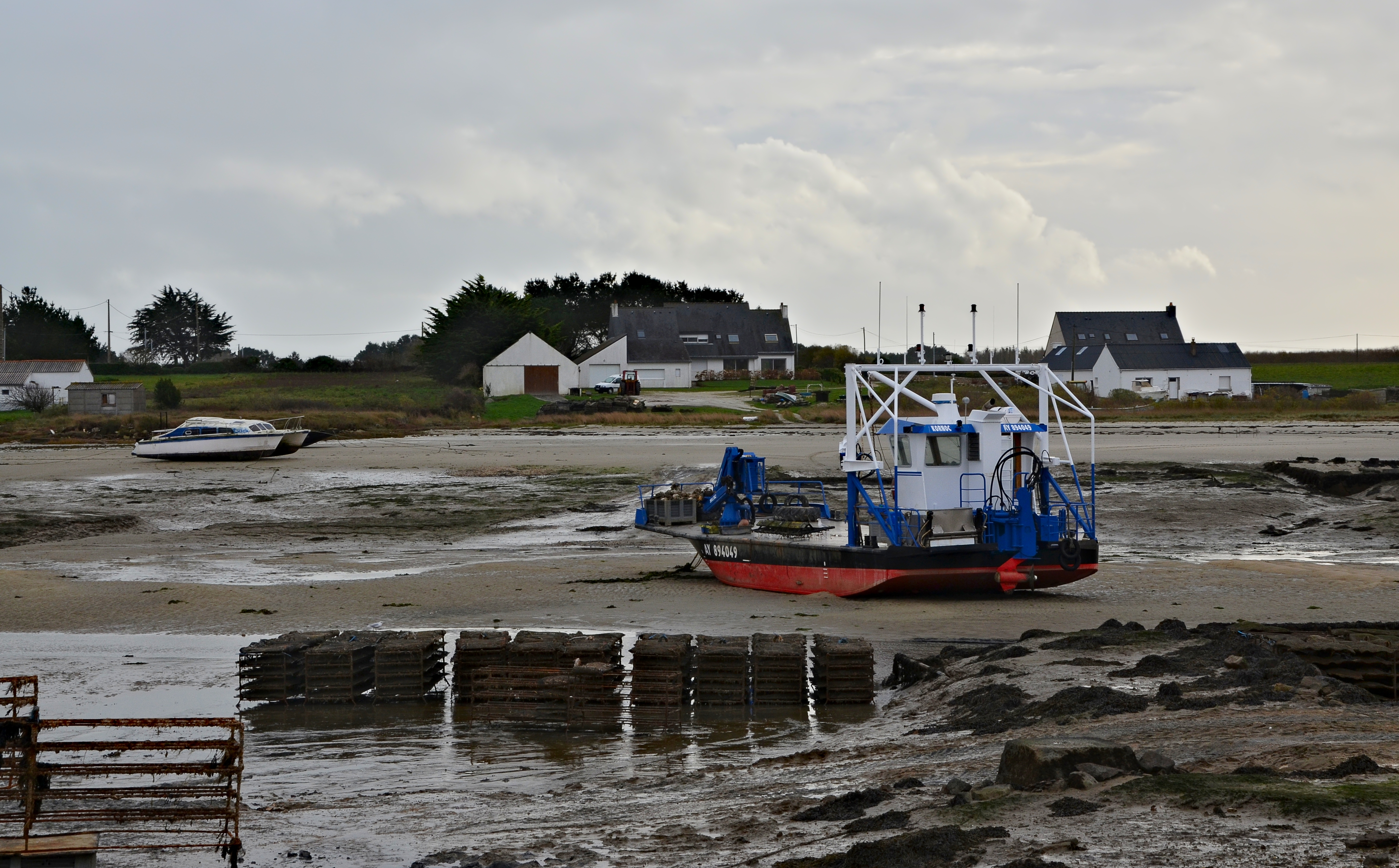 Carnac 56 Le Pô Ostréiculture bateau&sacs 2013