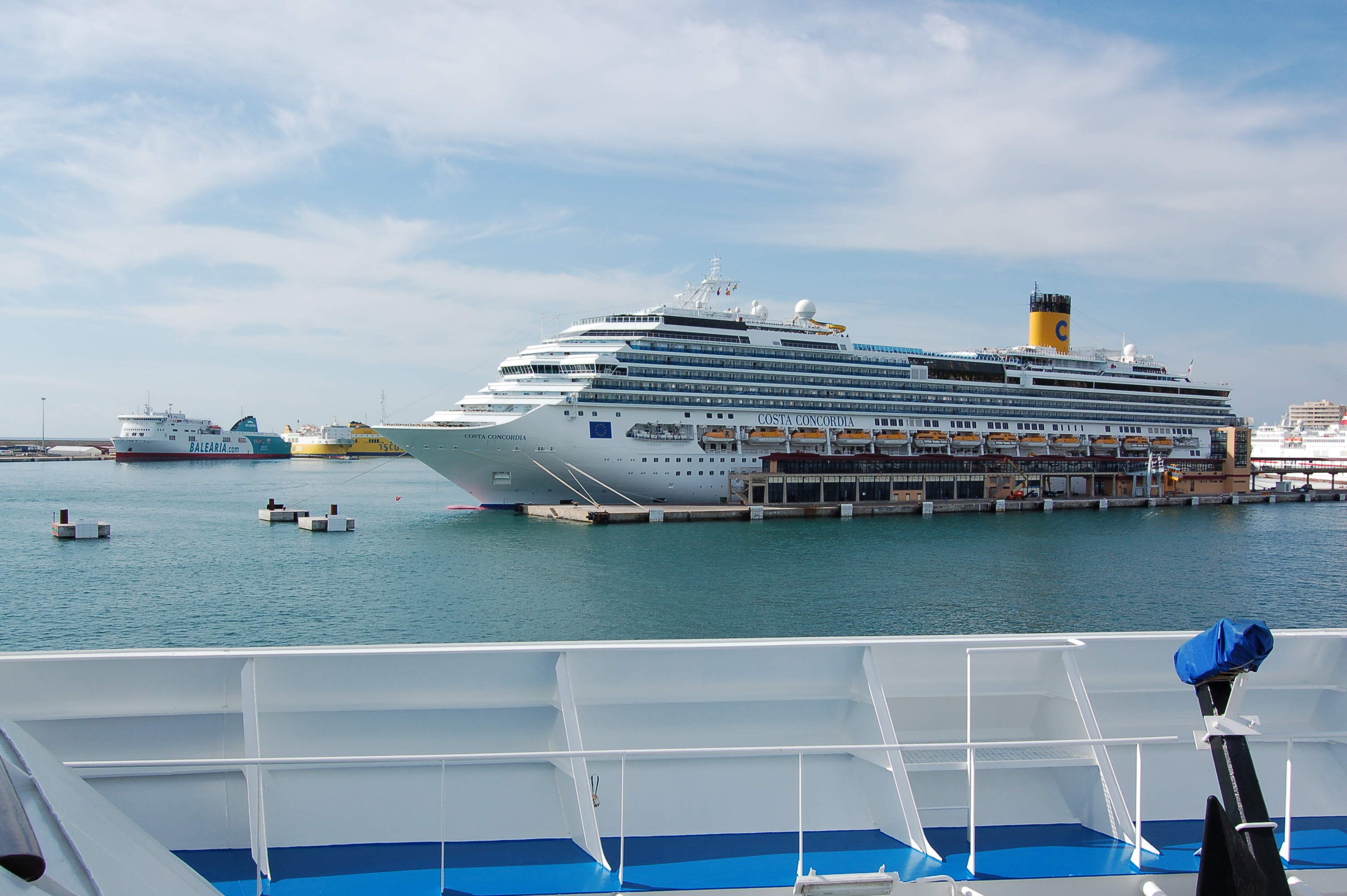 Costa Concordia in Palma, Majorca