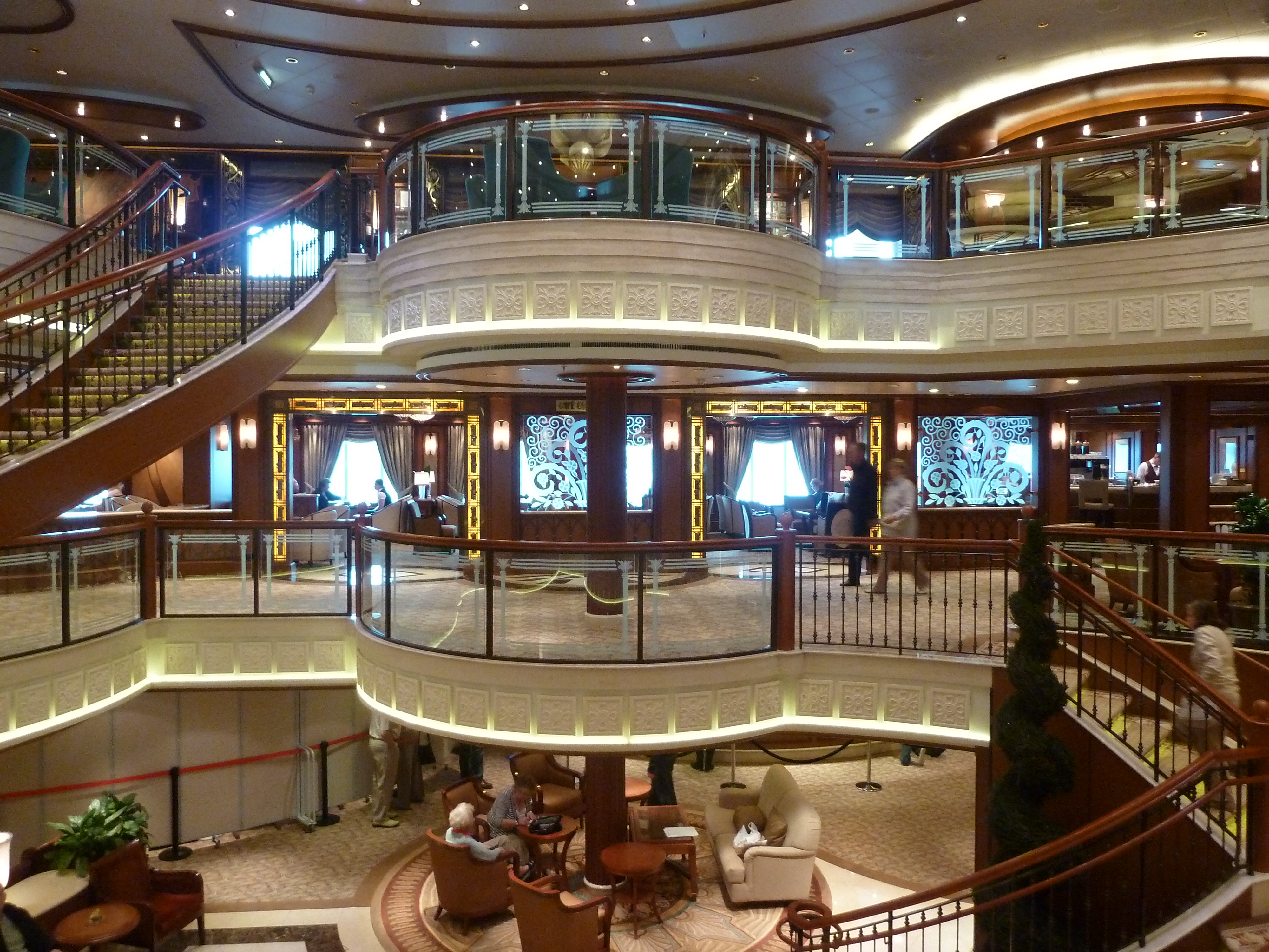Cunard Queen Elizabeth Grand Lobby