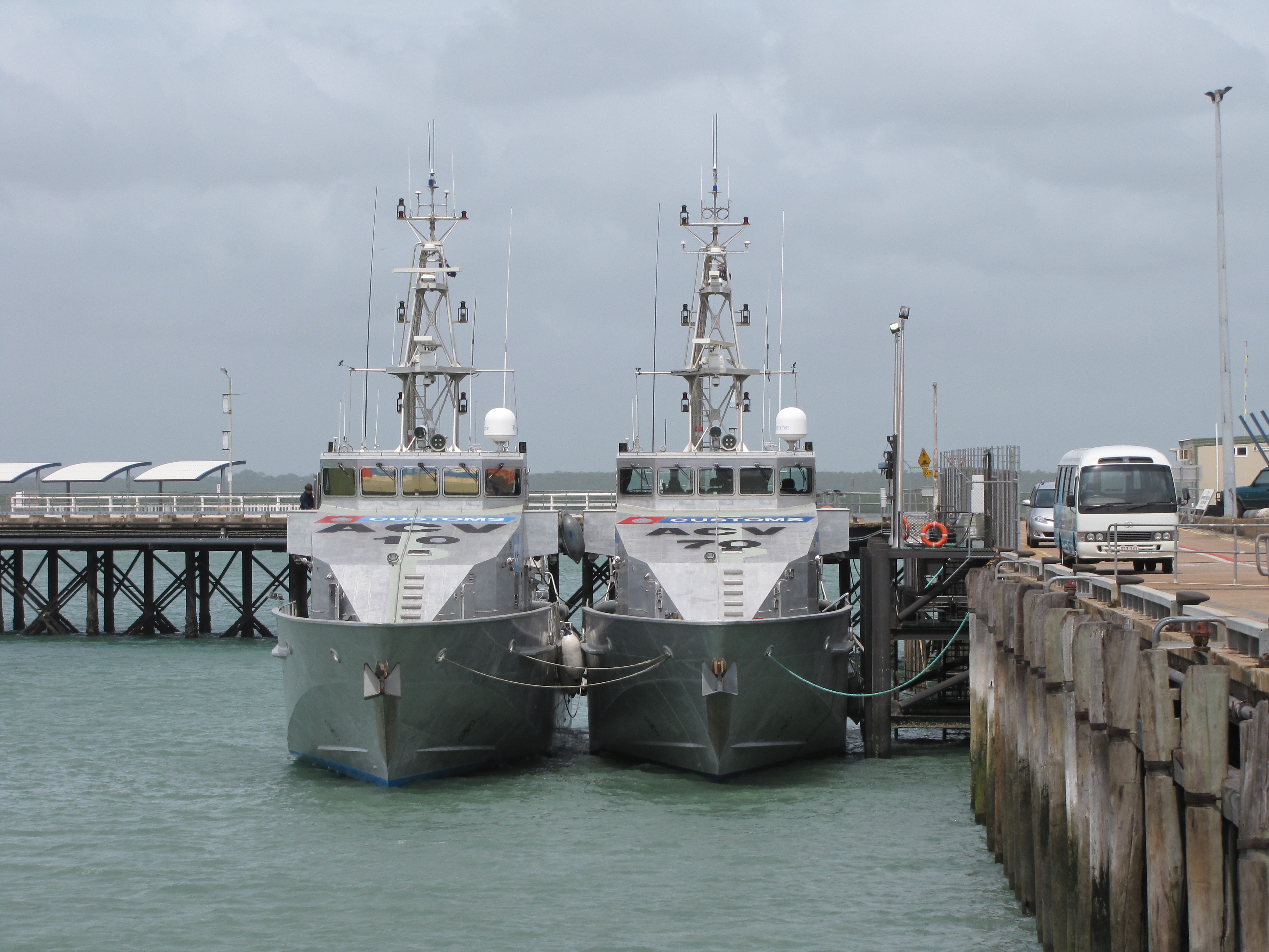 Darwin's Stokes Hill Wharf January 2010