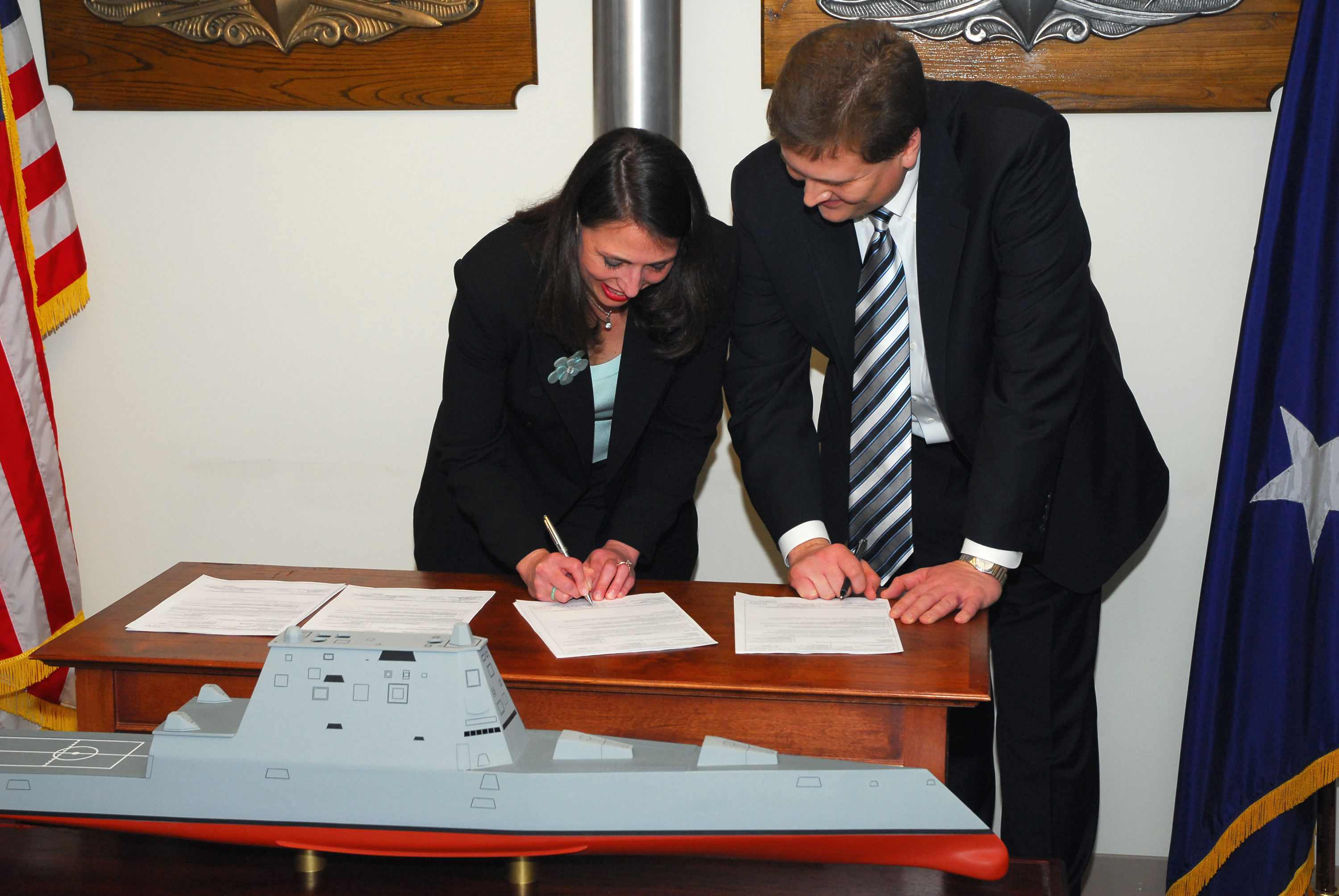 DDG 1000 Zumwalt Class sign