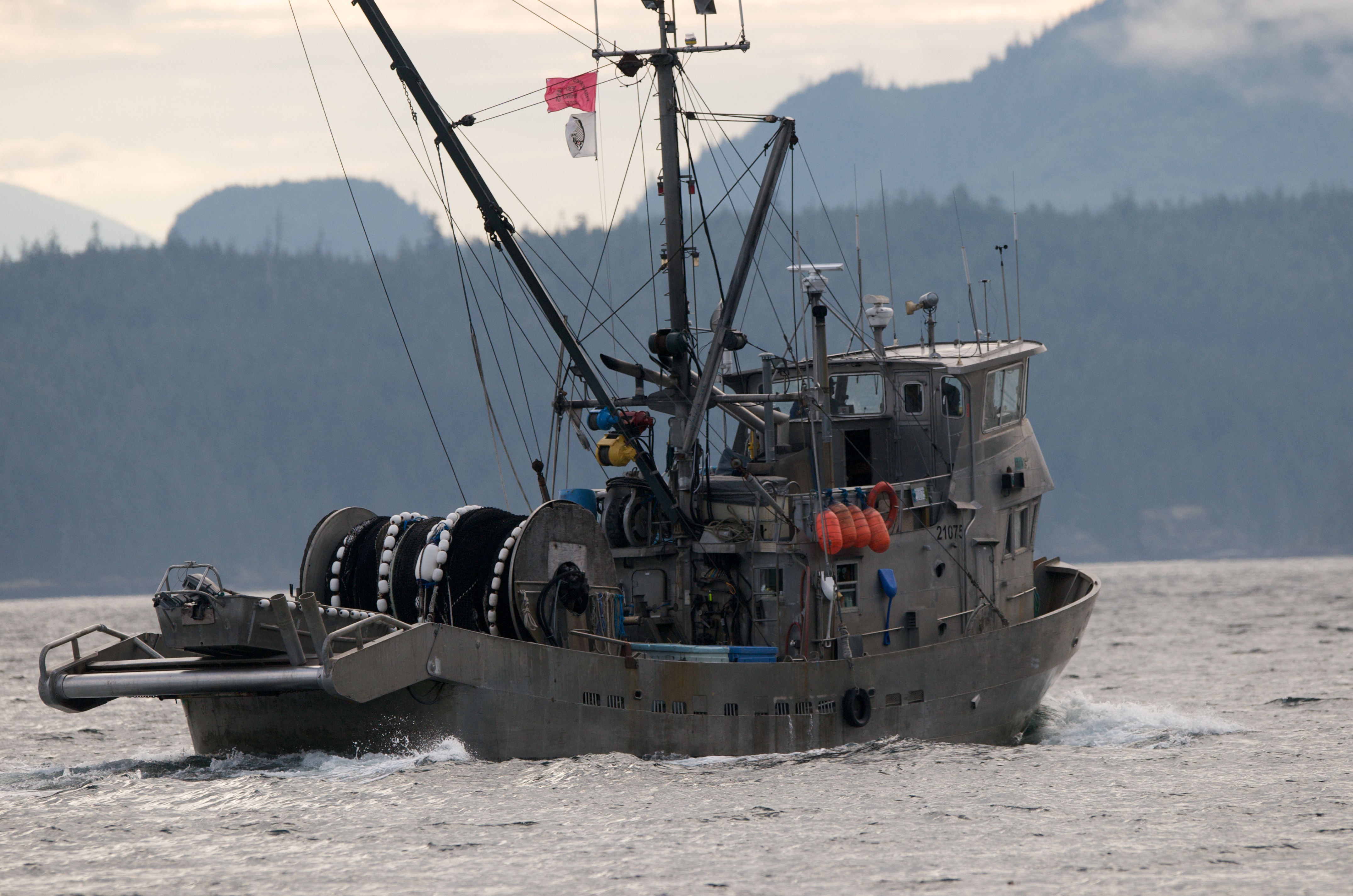 Drum net seiner