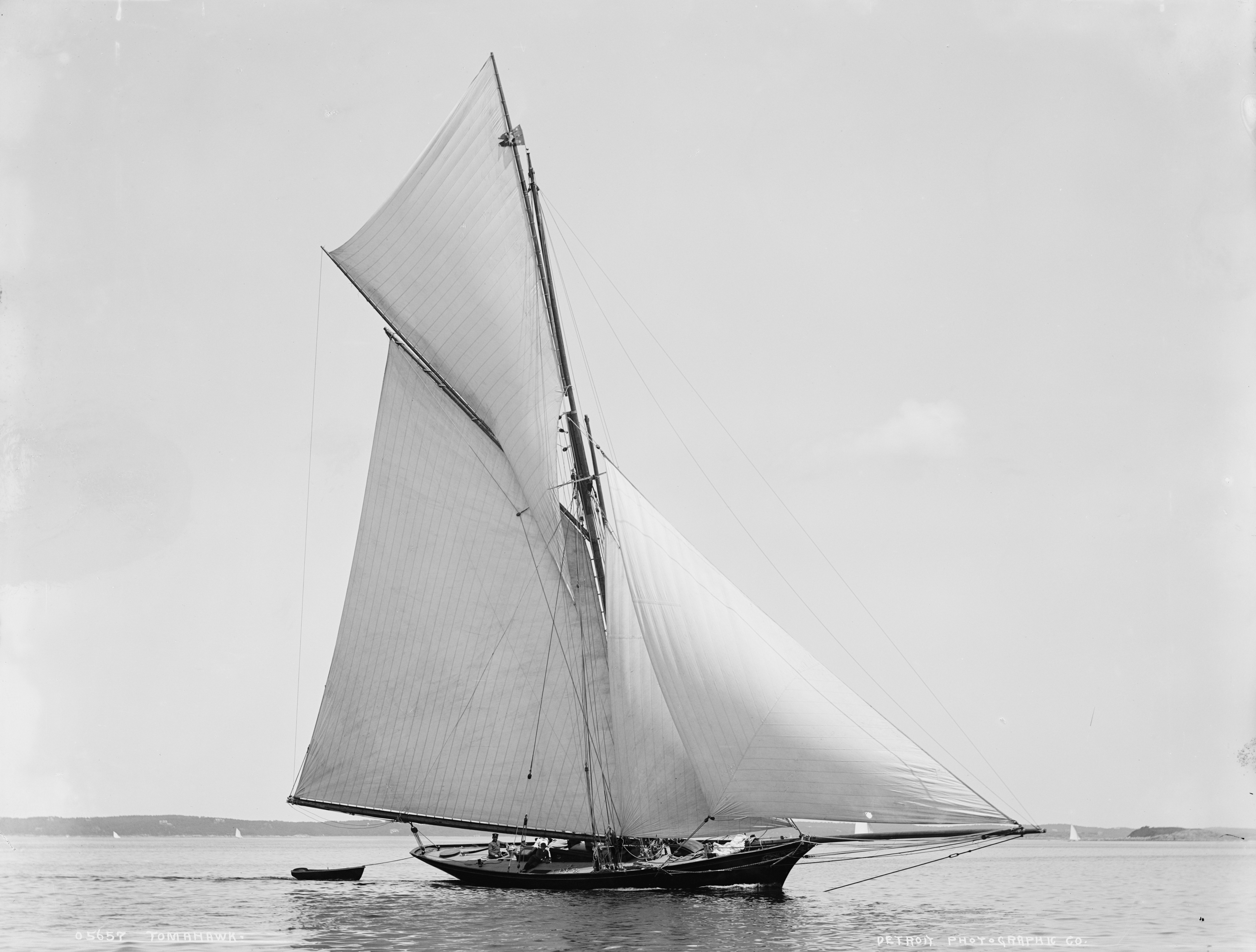 Edward Dennison Morgan's steel 40ft sloop Tomahawk