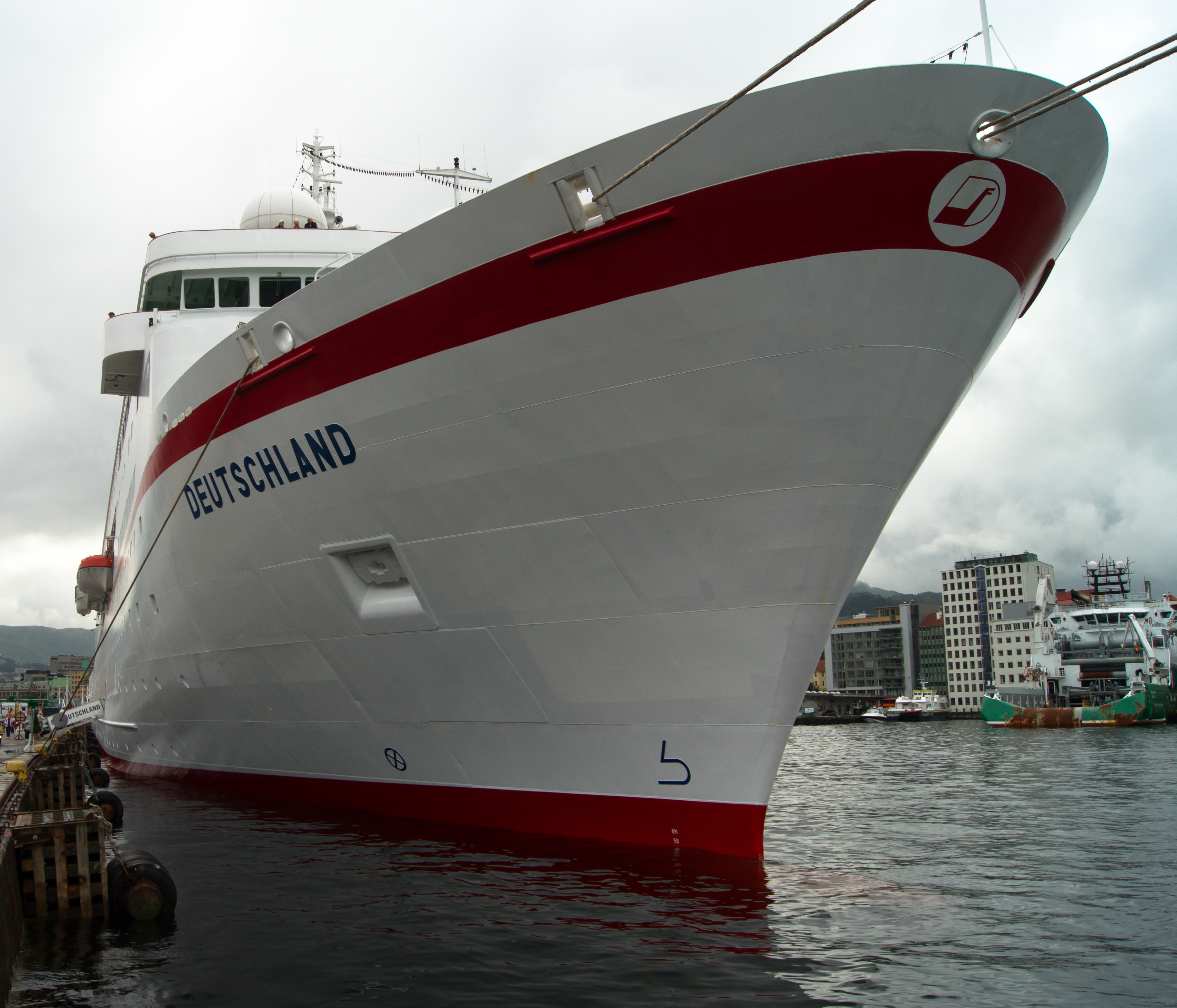 Etrave du MS Deutschland