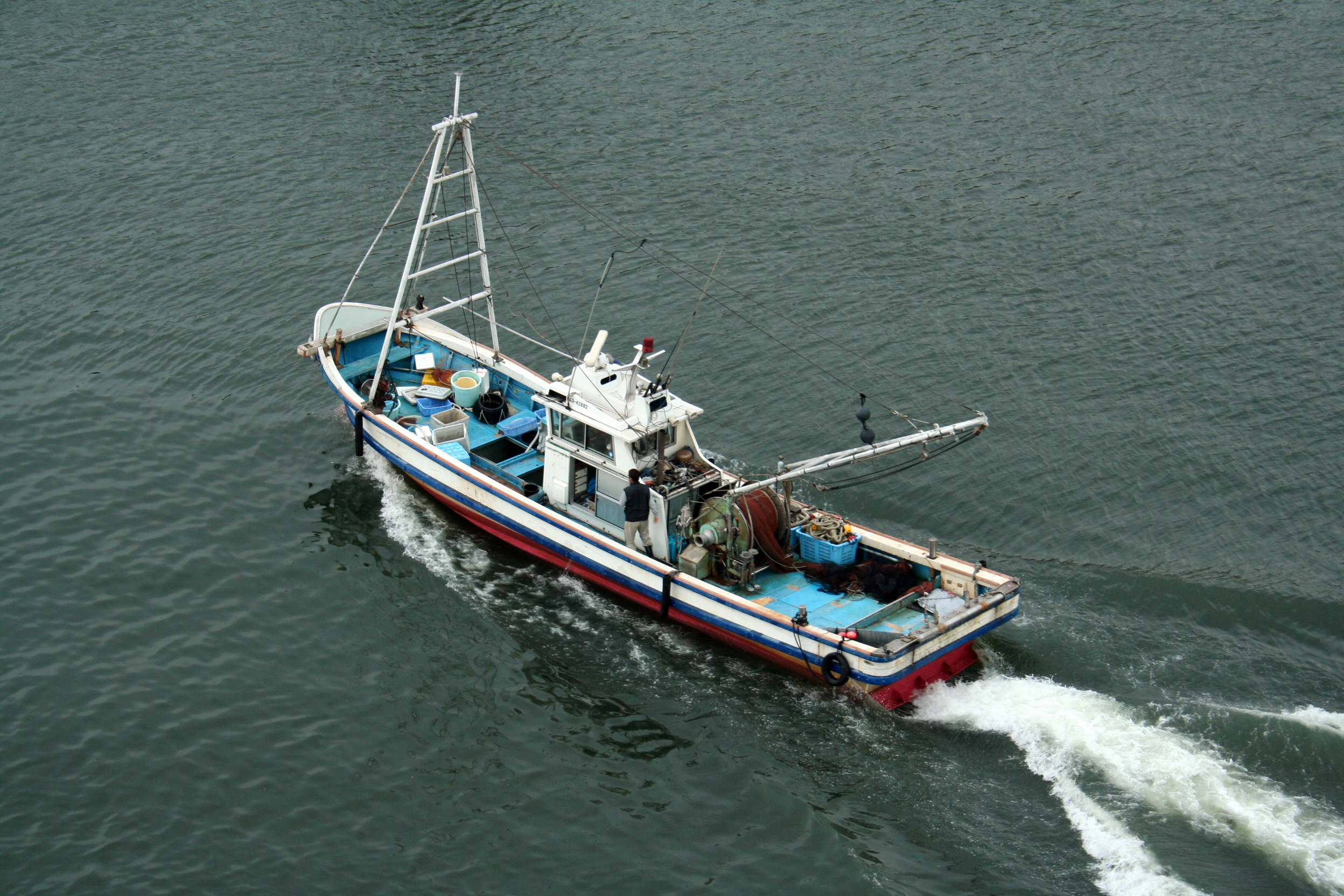 Fishing boat in Port Himeji