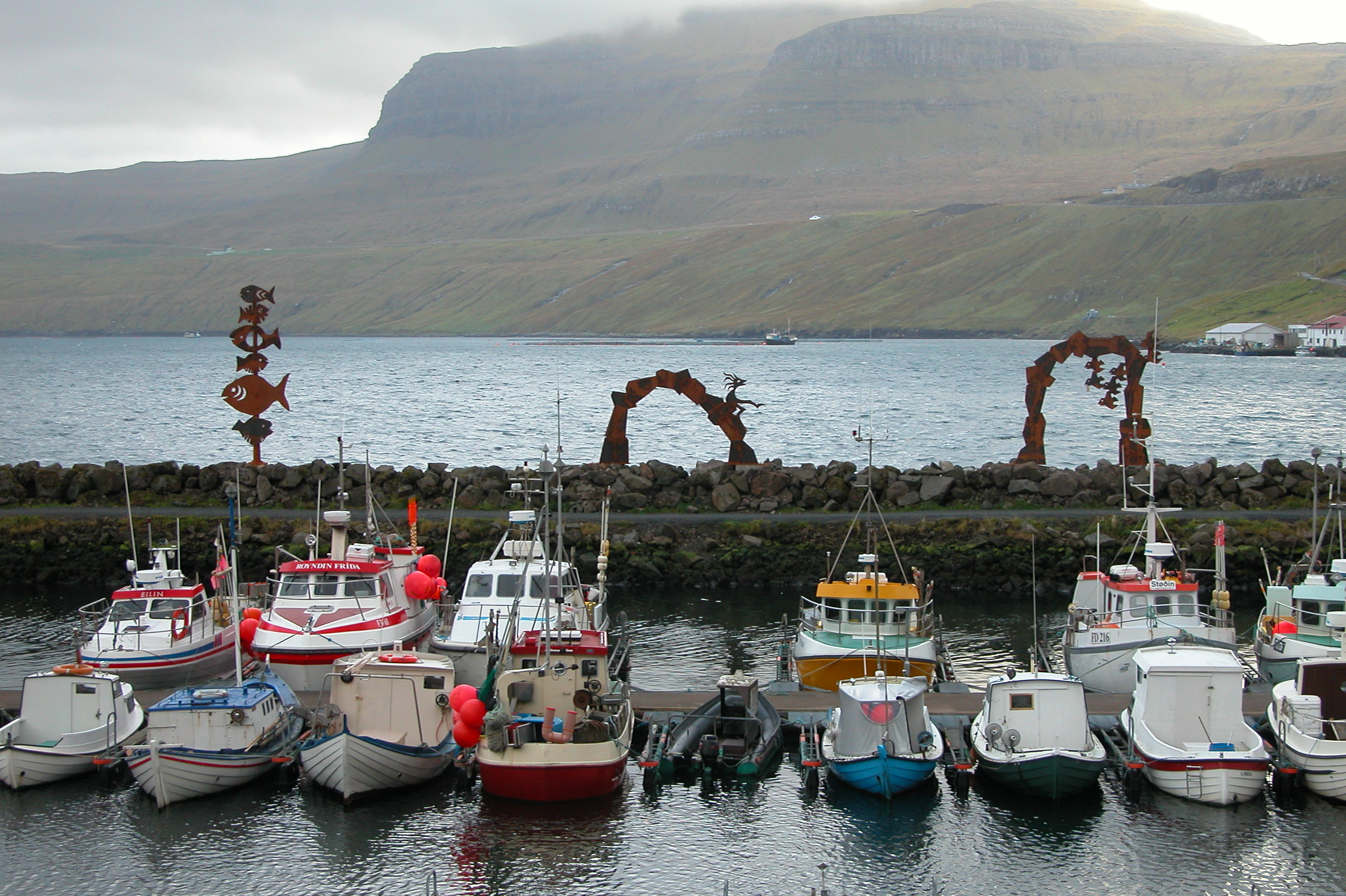 Fuglafjordur fishing boats, Faroe Islands