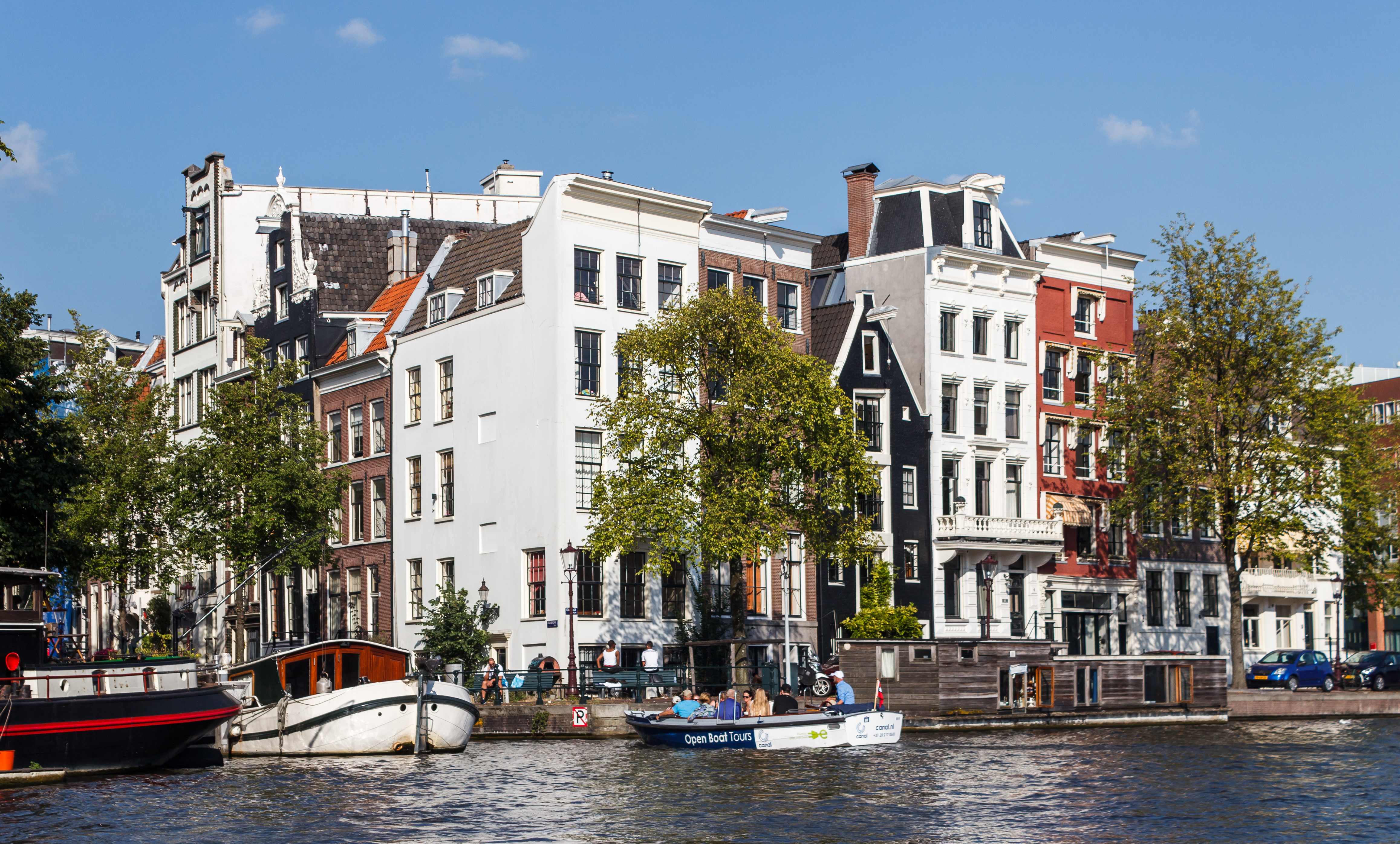 Groenburgwal Staalkade seen from river Amstell 2016-09-12-6581