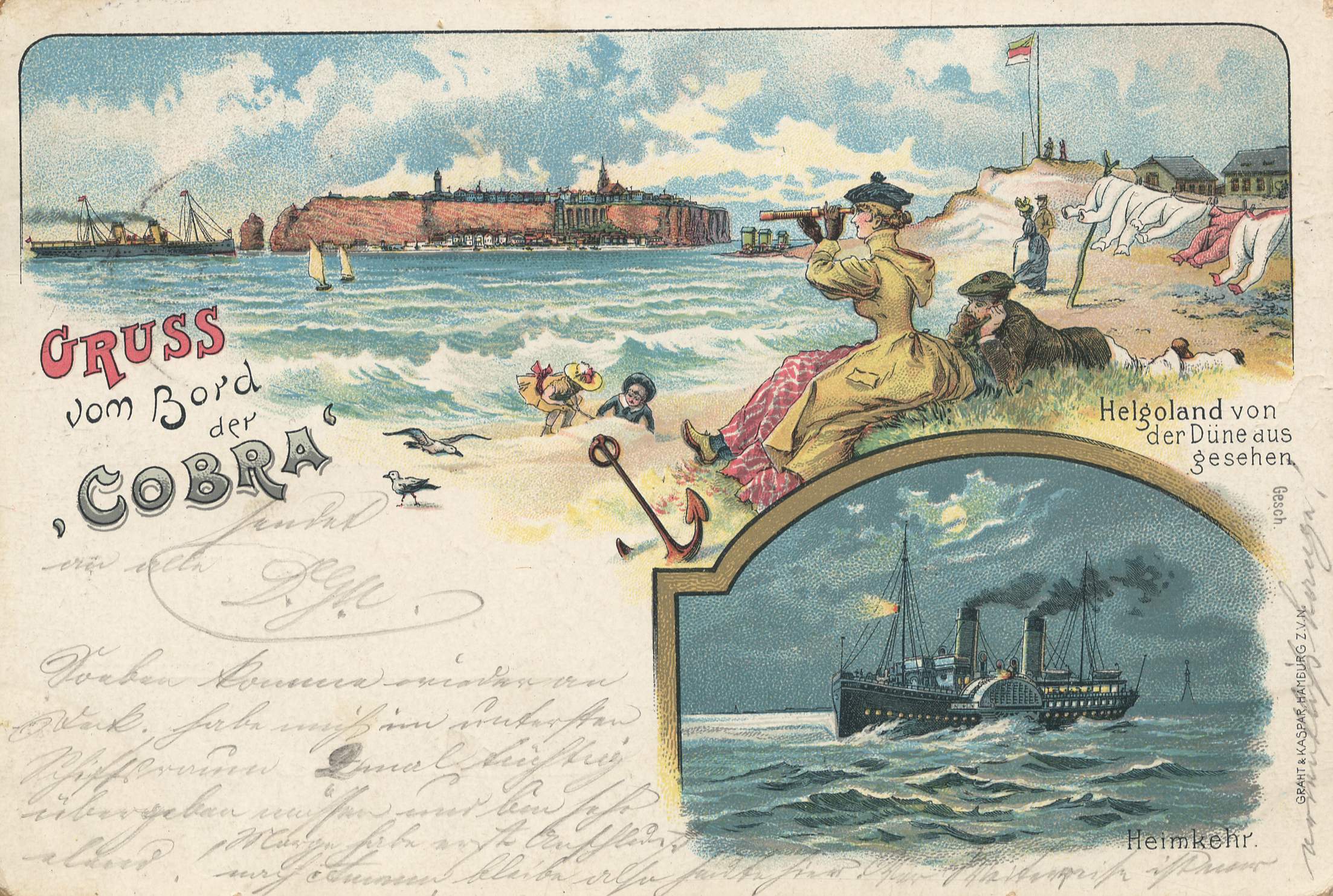 Helgoland Postkarte 007