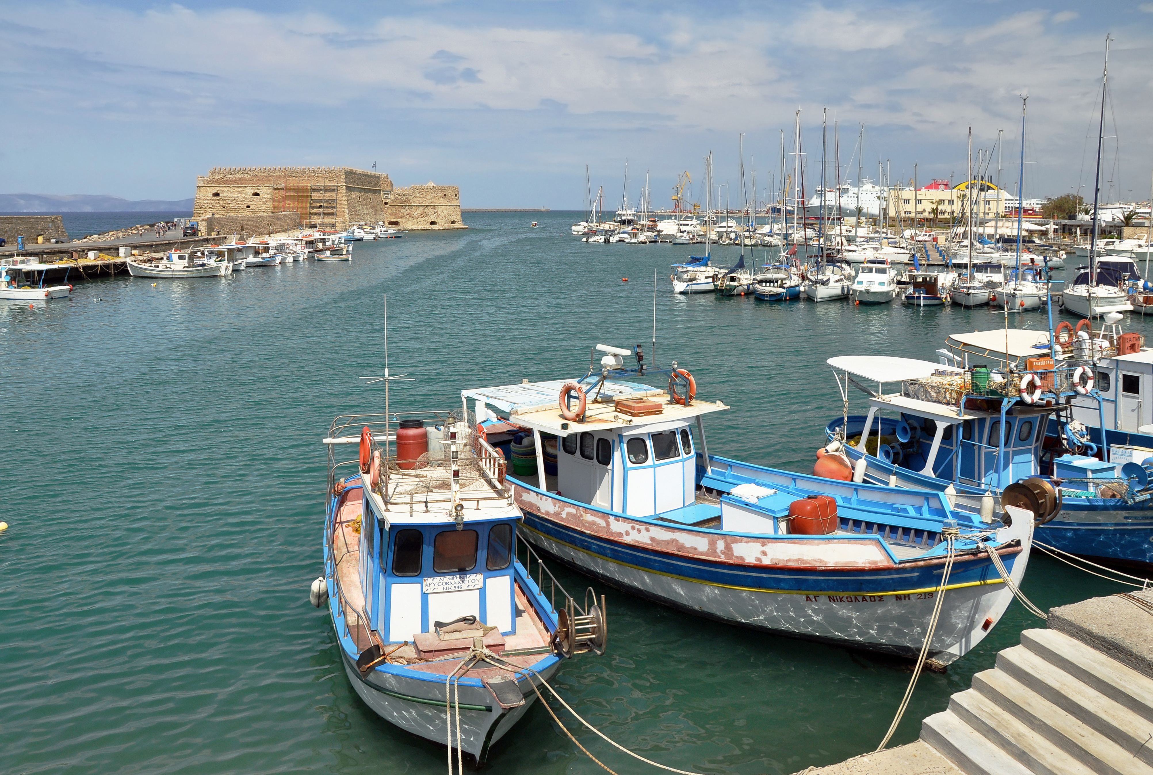 Heraklion old harbour in Crete, Greece 004