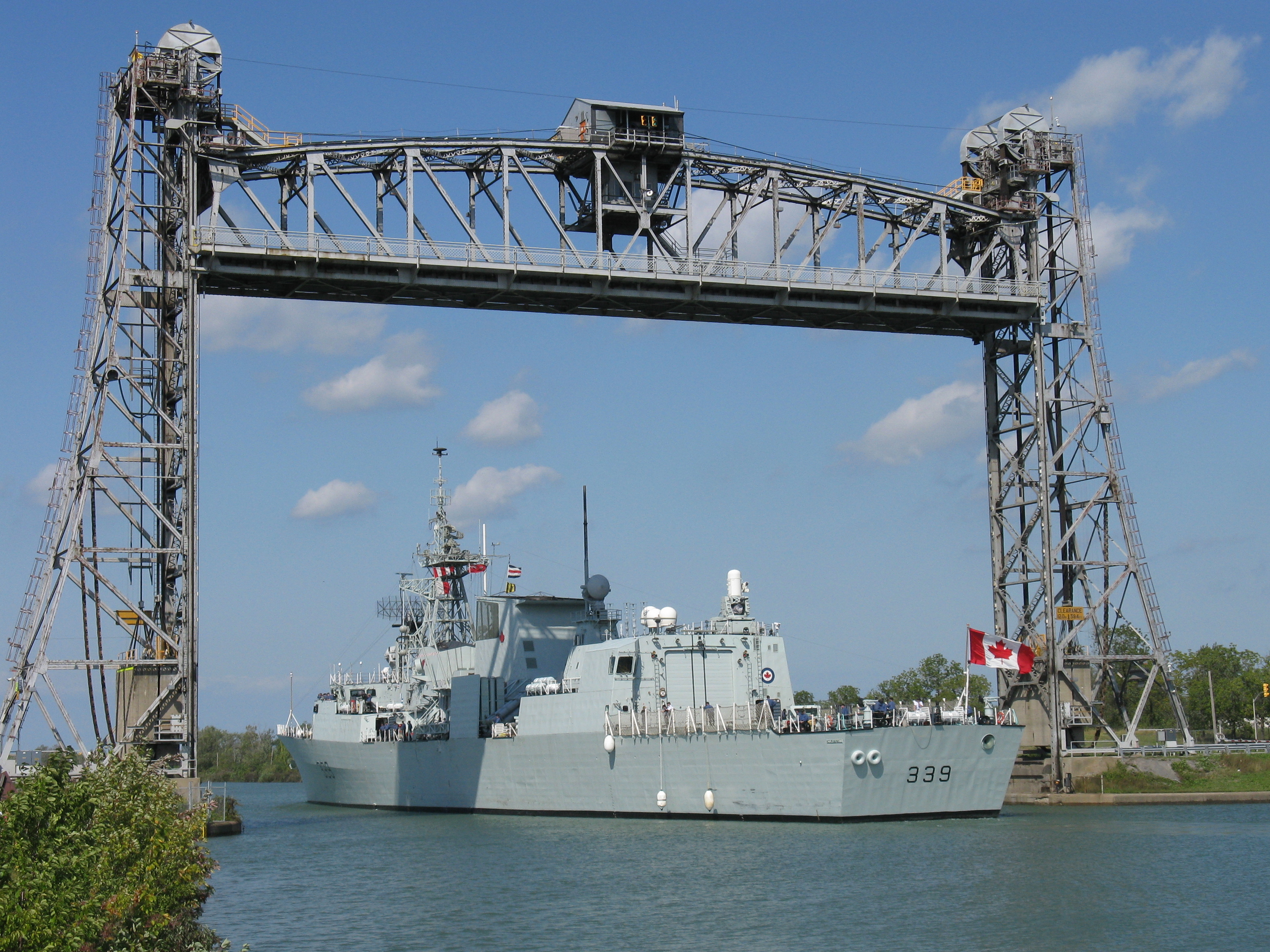 HMCS Charlottetown Welland Canal 2008 2