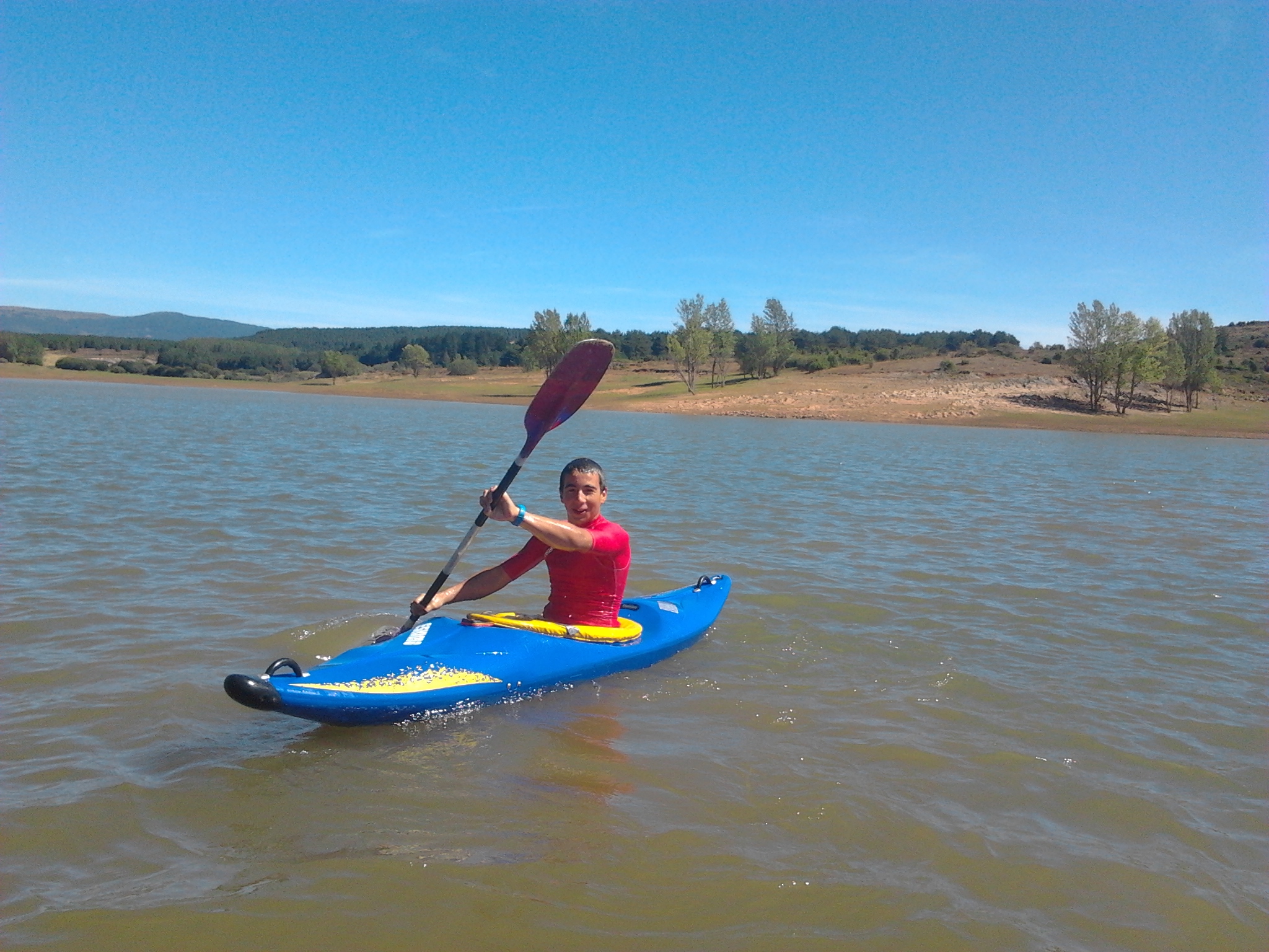 Ivan en piragua