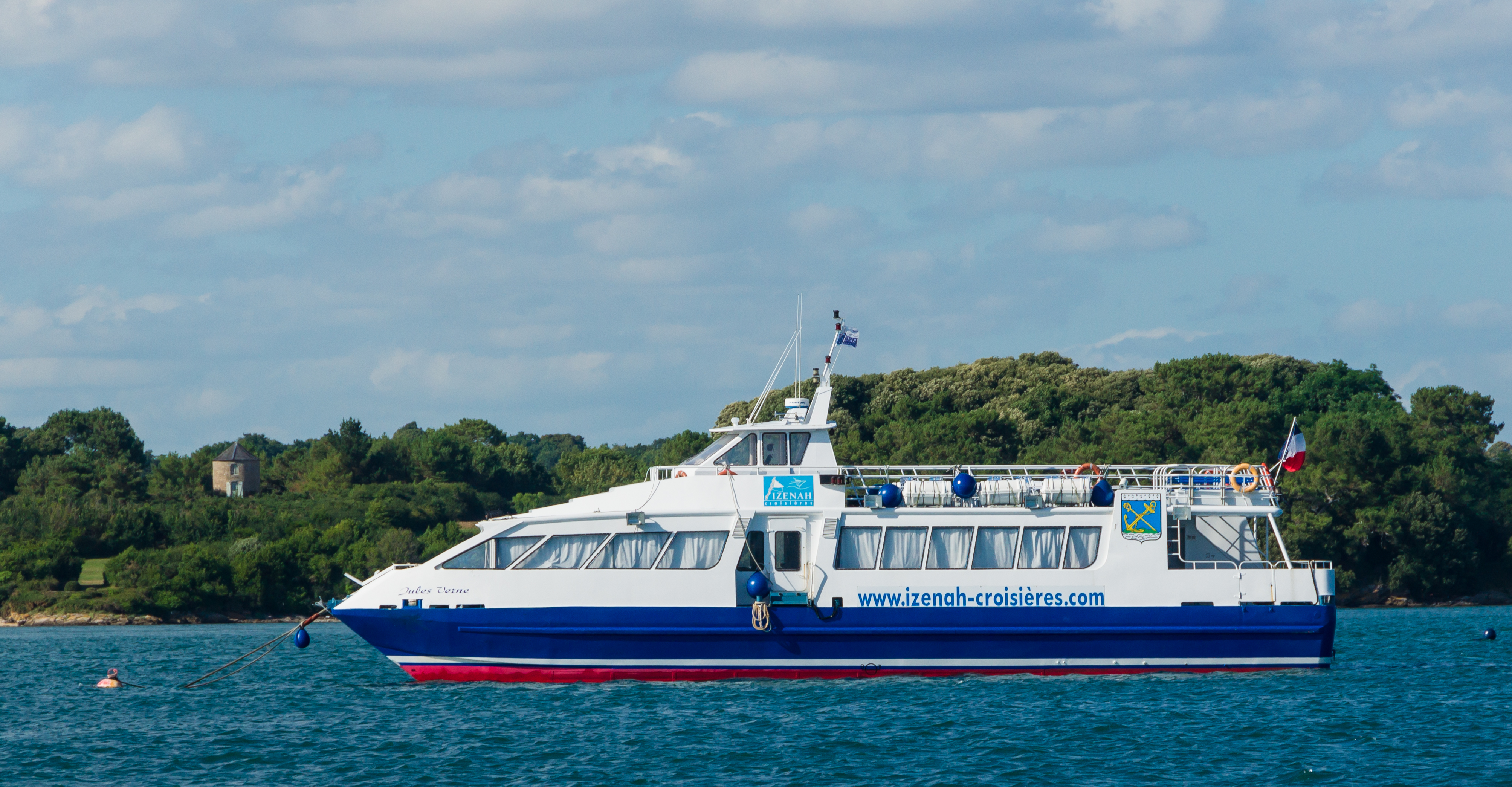Izenah boat Jules-Verne Golfe Morbihan