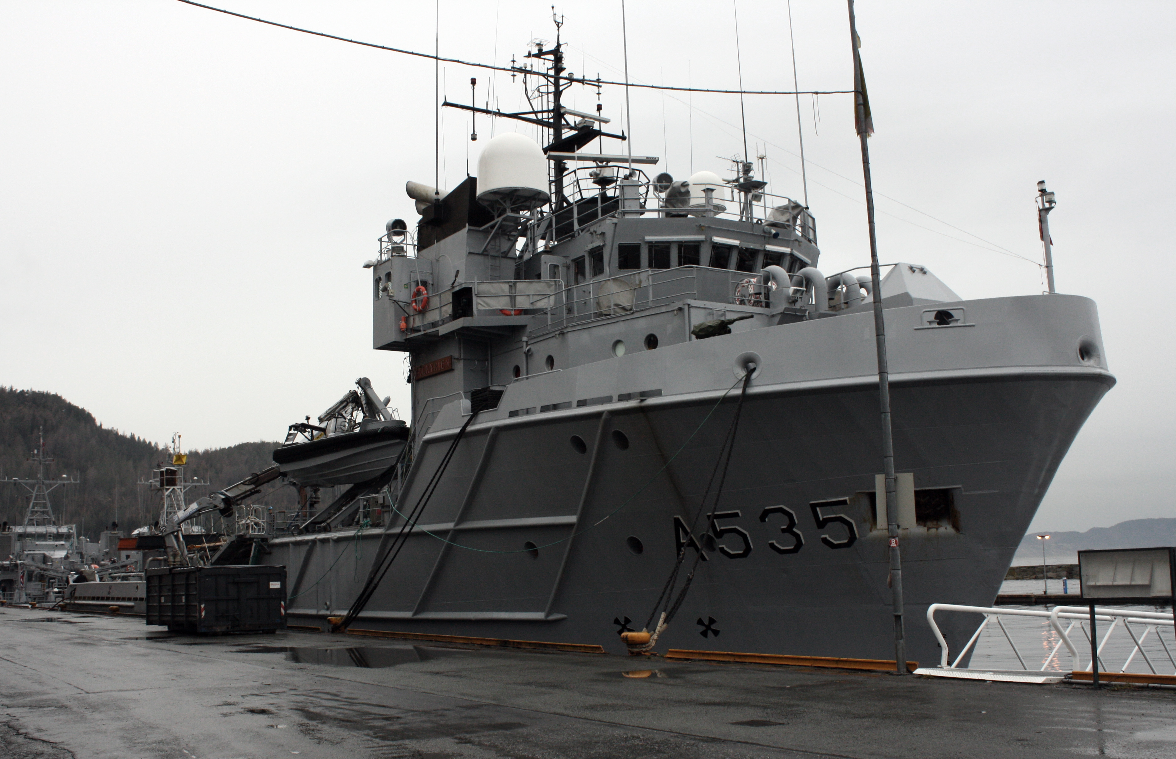 KNM Valkyrien in Trondheim