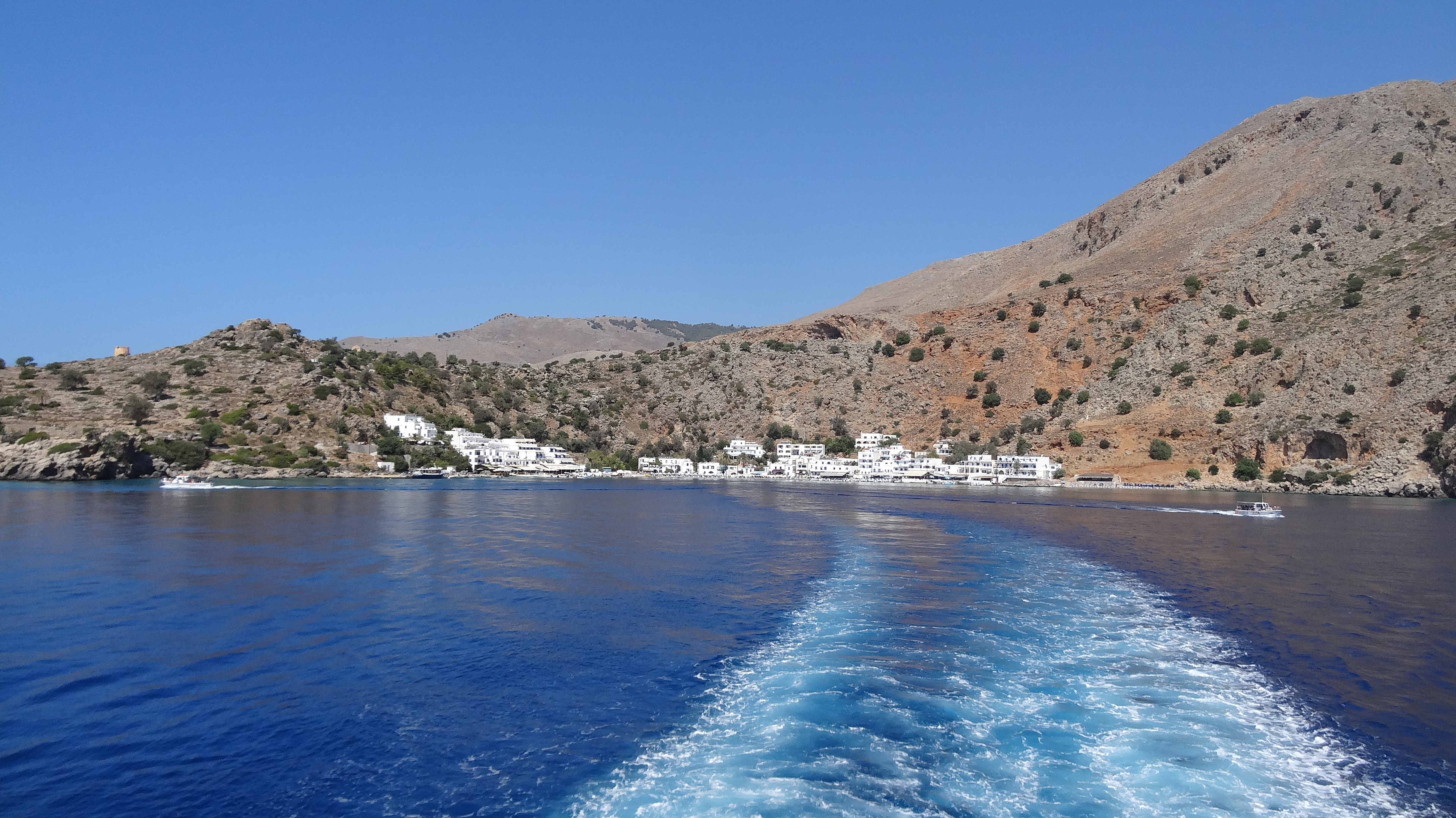 Loutro from ferry