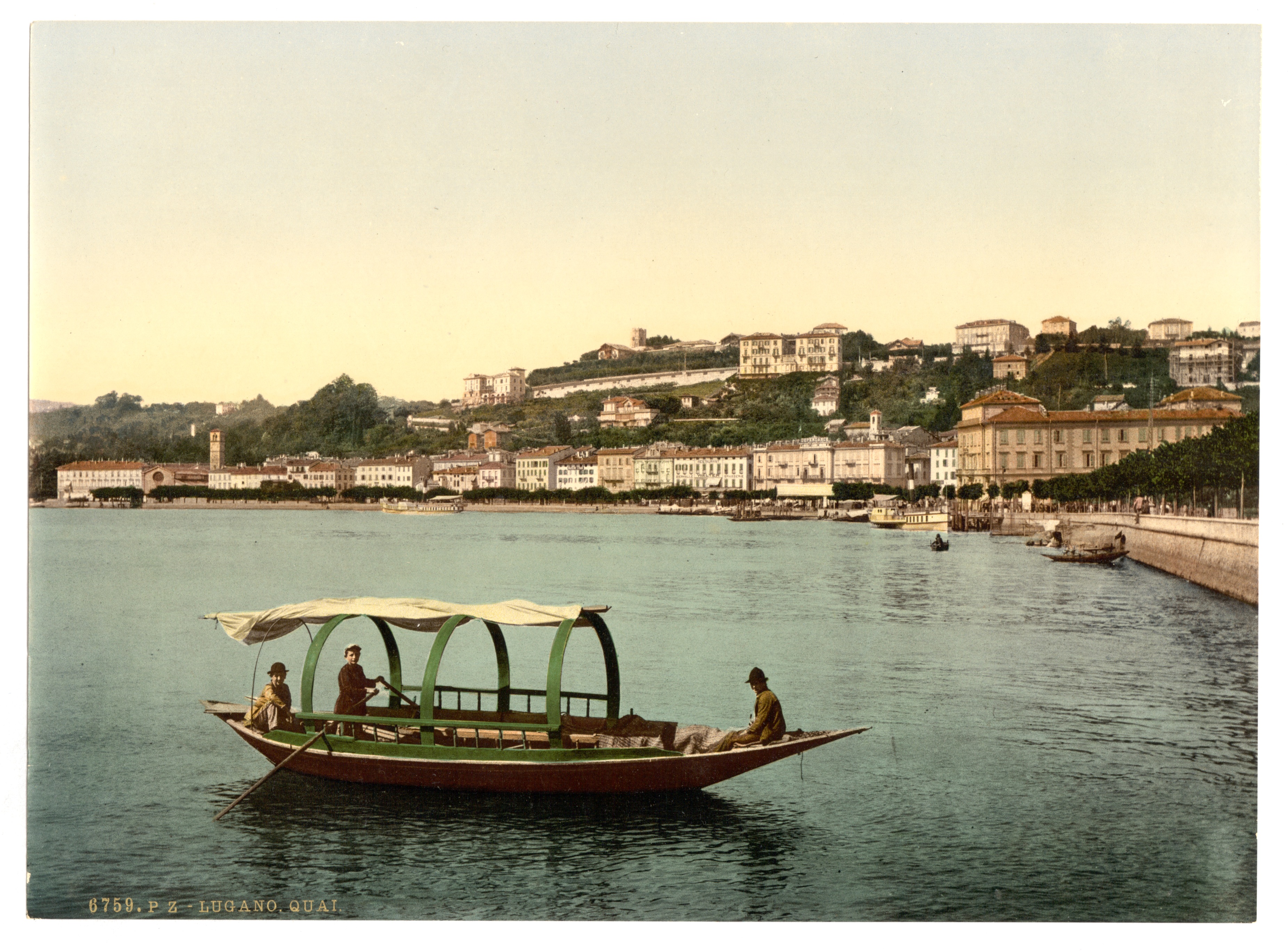 Lugano, the quay, Tessin, Switzerland-LCCN2001703239