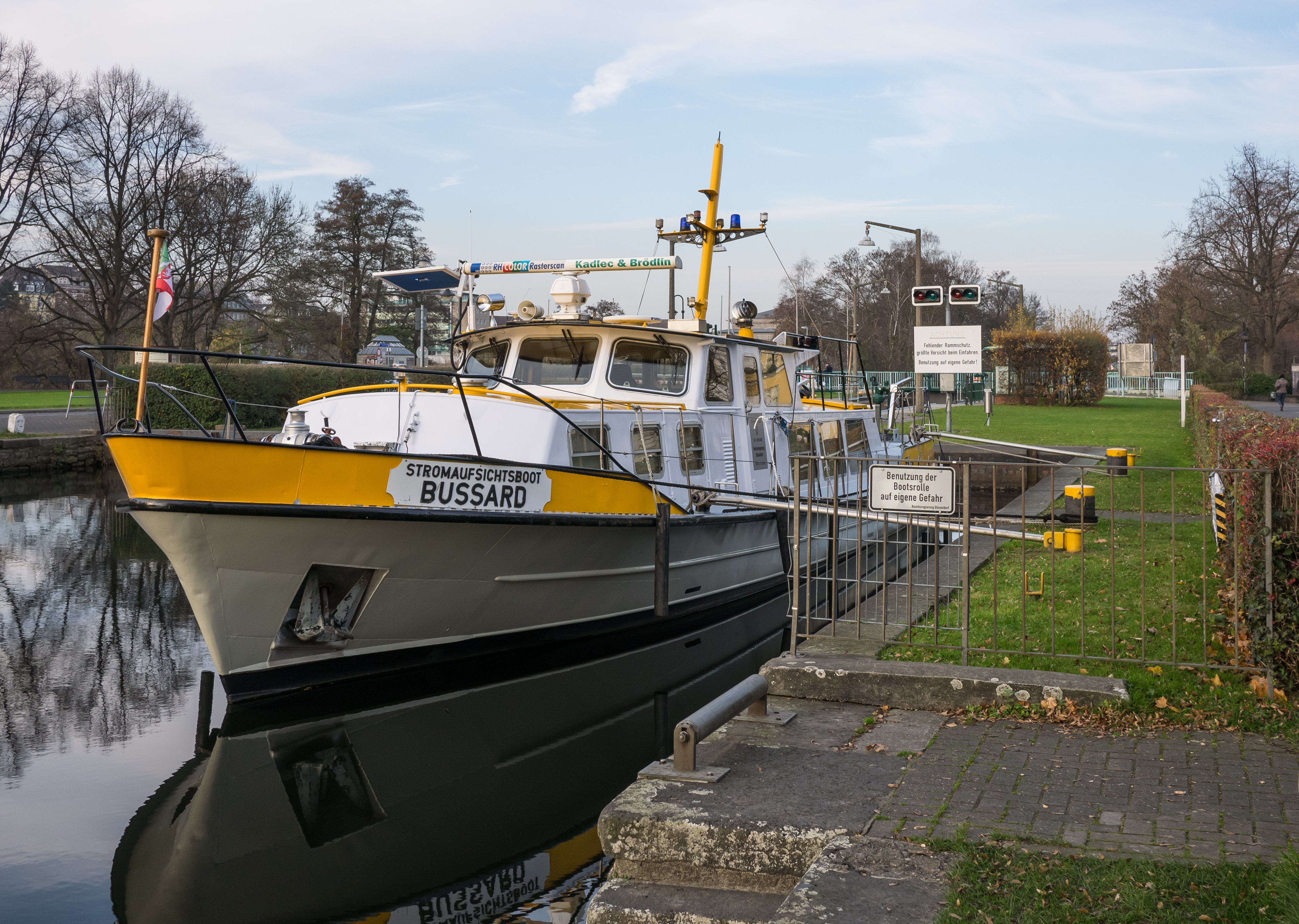 Mülheim Ruhr - Alte Schleuse - Bussard 01